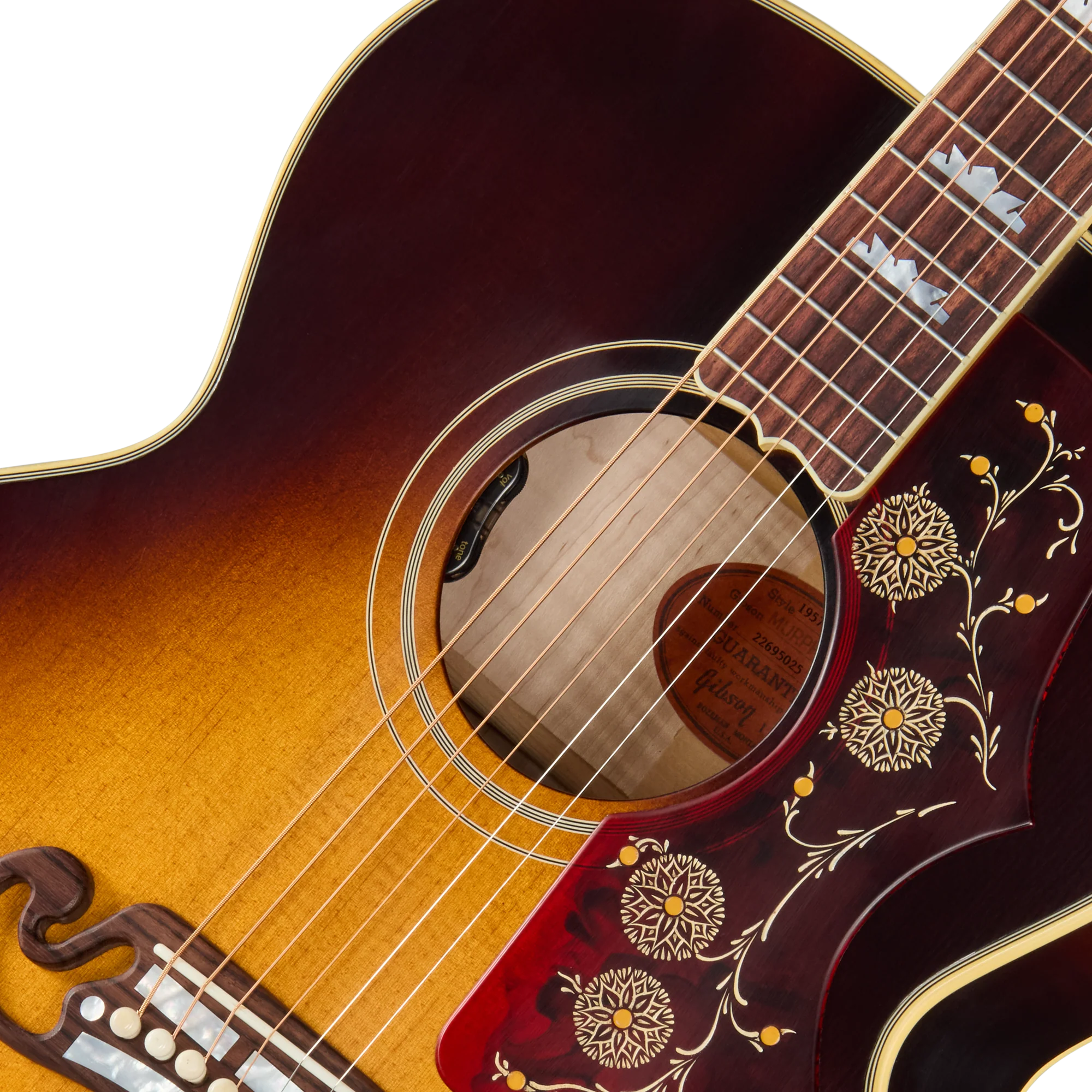 Gibson Custom 1957 SJ-200 Reissue with HiFi, Ultra Light Aged, Vintage Sunburst 7 Gibson Custom 1957 SJ-200 Reissue with HiFi, Ultra Light Aged, Vintage Sunburst