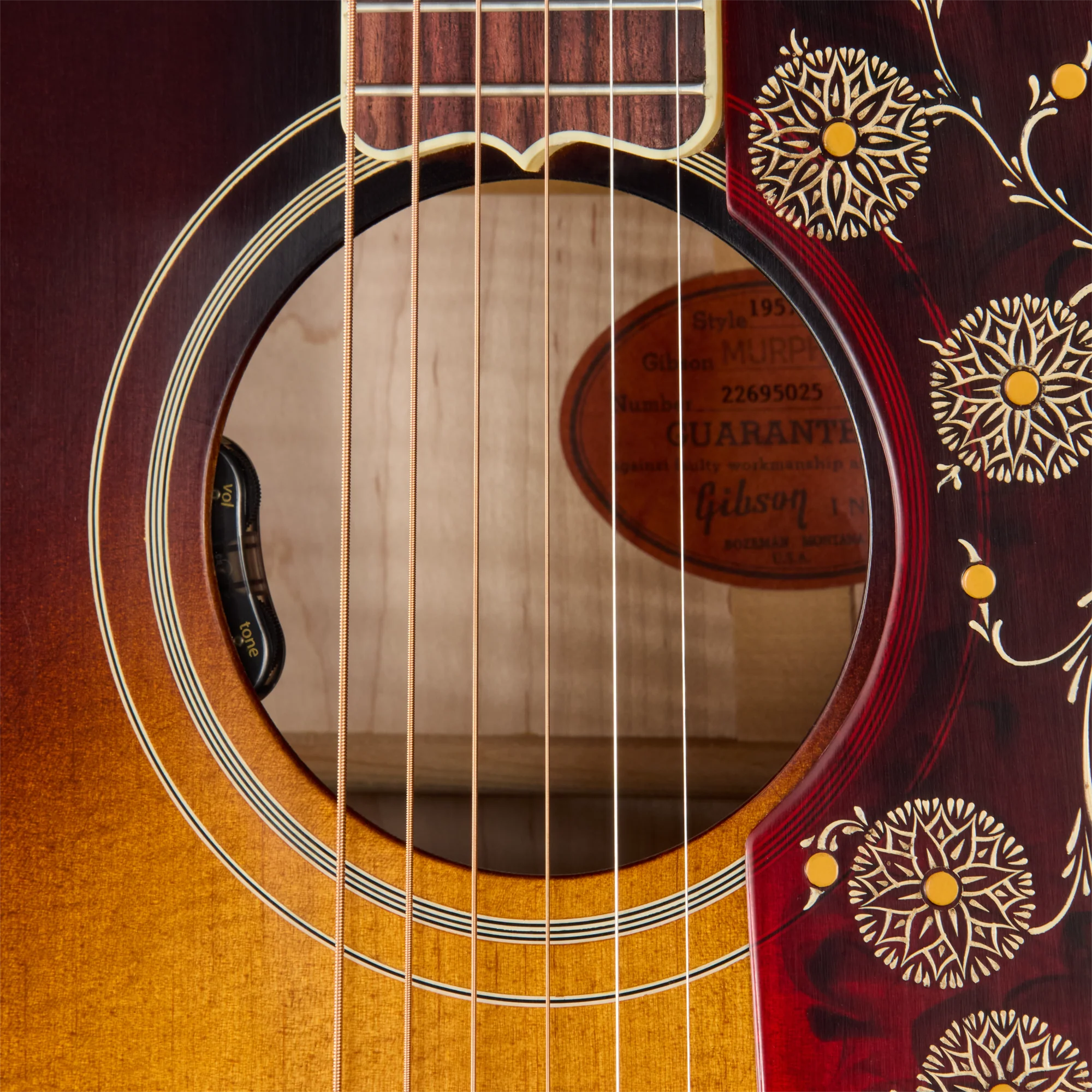 Gibson Custom 1957 SJ-200 Reissue with HiFi, Ultra Light Aged, Vintage Sunburst 9 Gibson Custom 1957 SJ-200 Reissue with HiFi, Ultra Light Aged, Vintage Sunburst