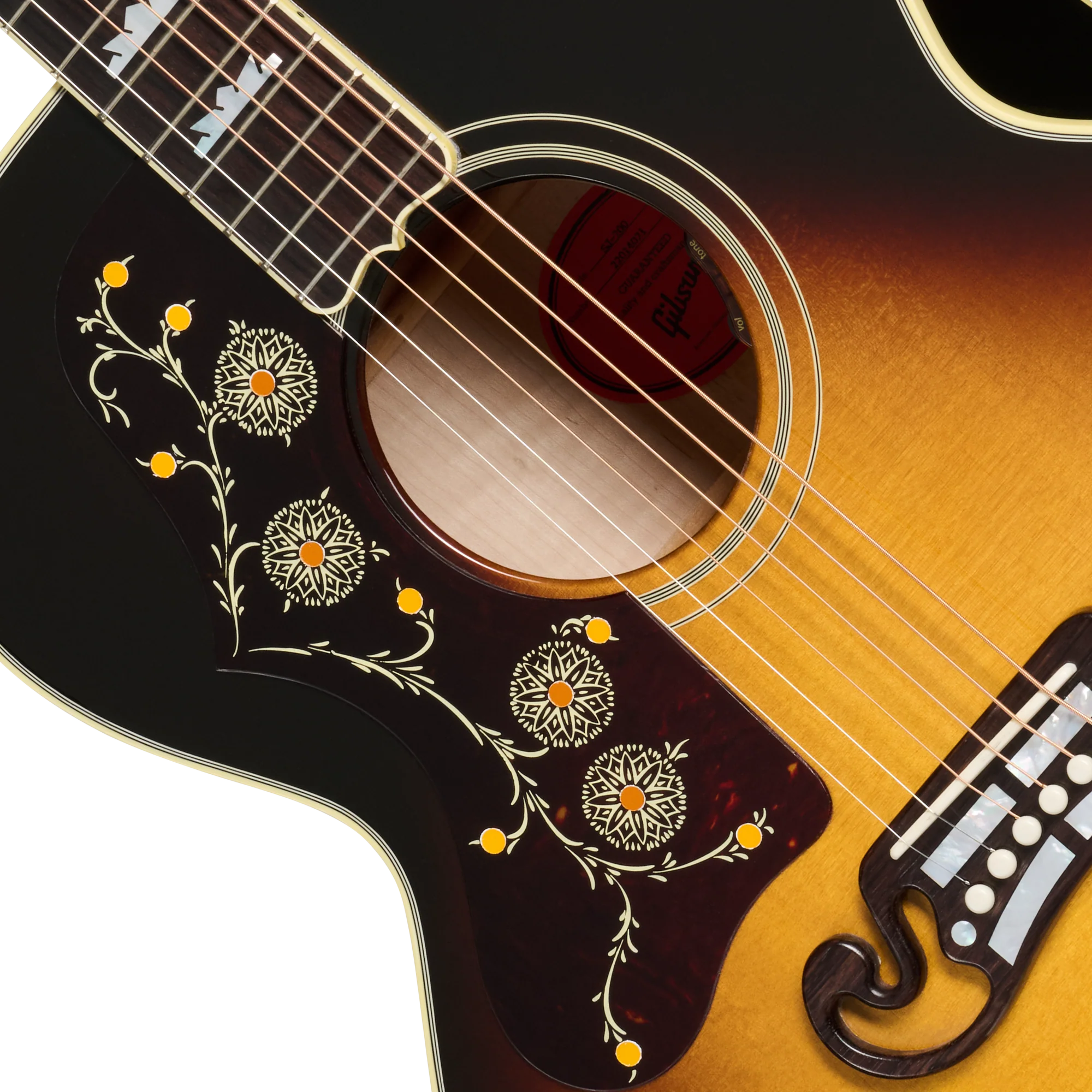 Gibson SJ-200 Original, Left-Handed, Vintage Sunburst 7 Gibson SJ-200 Original, Left-Handed, Vintage Sunburst
