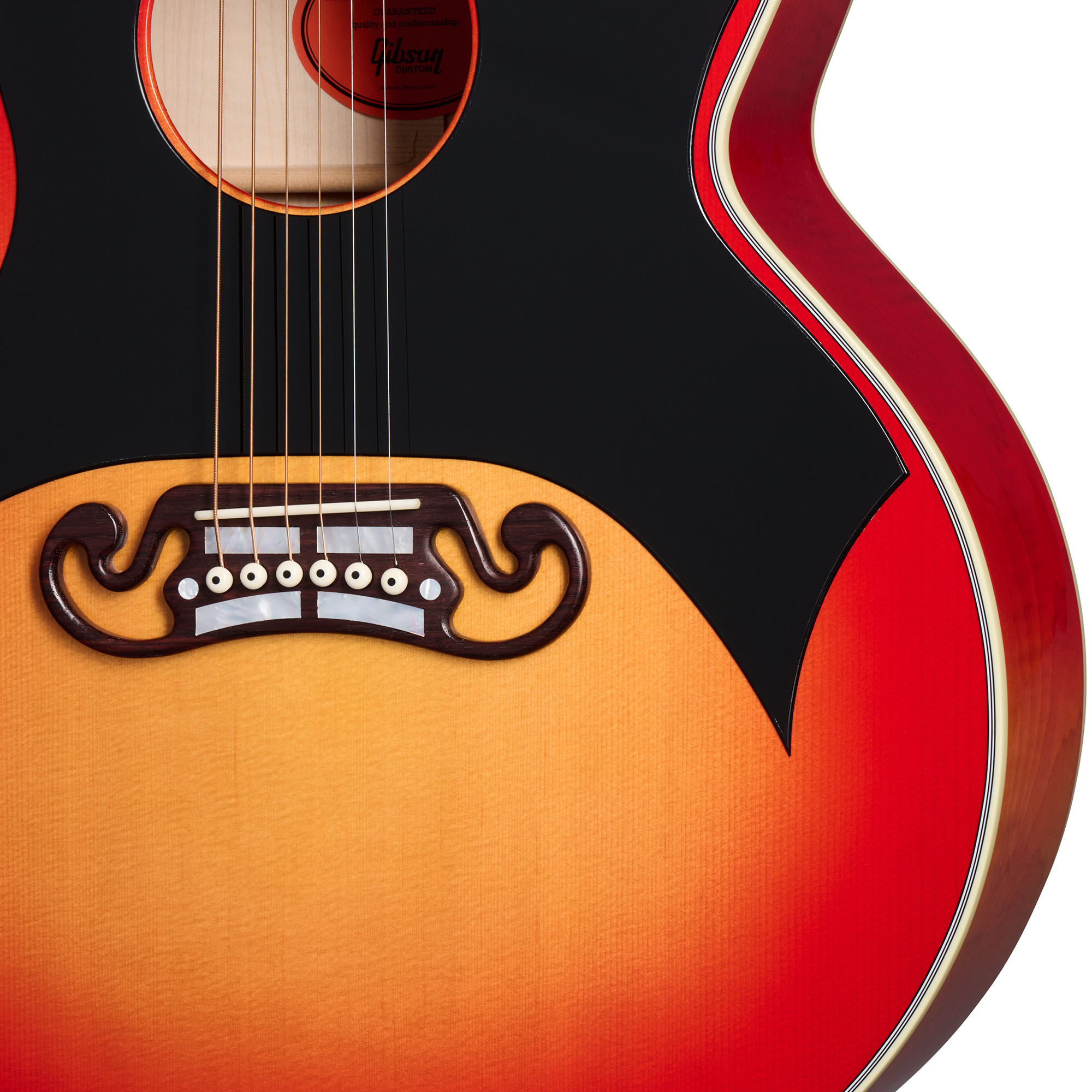 Gibson Custom Johnny Cash SJ-200, Vintage Cherry Sunburst 8 Gibson Custom Johnny Cash SJ-200, Vintage Cherry Sunburst