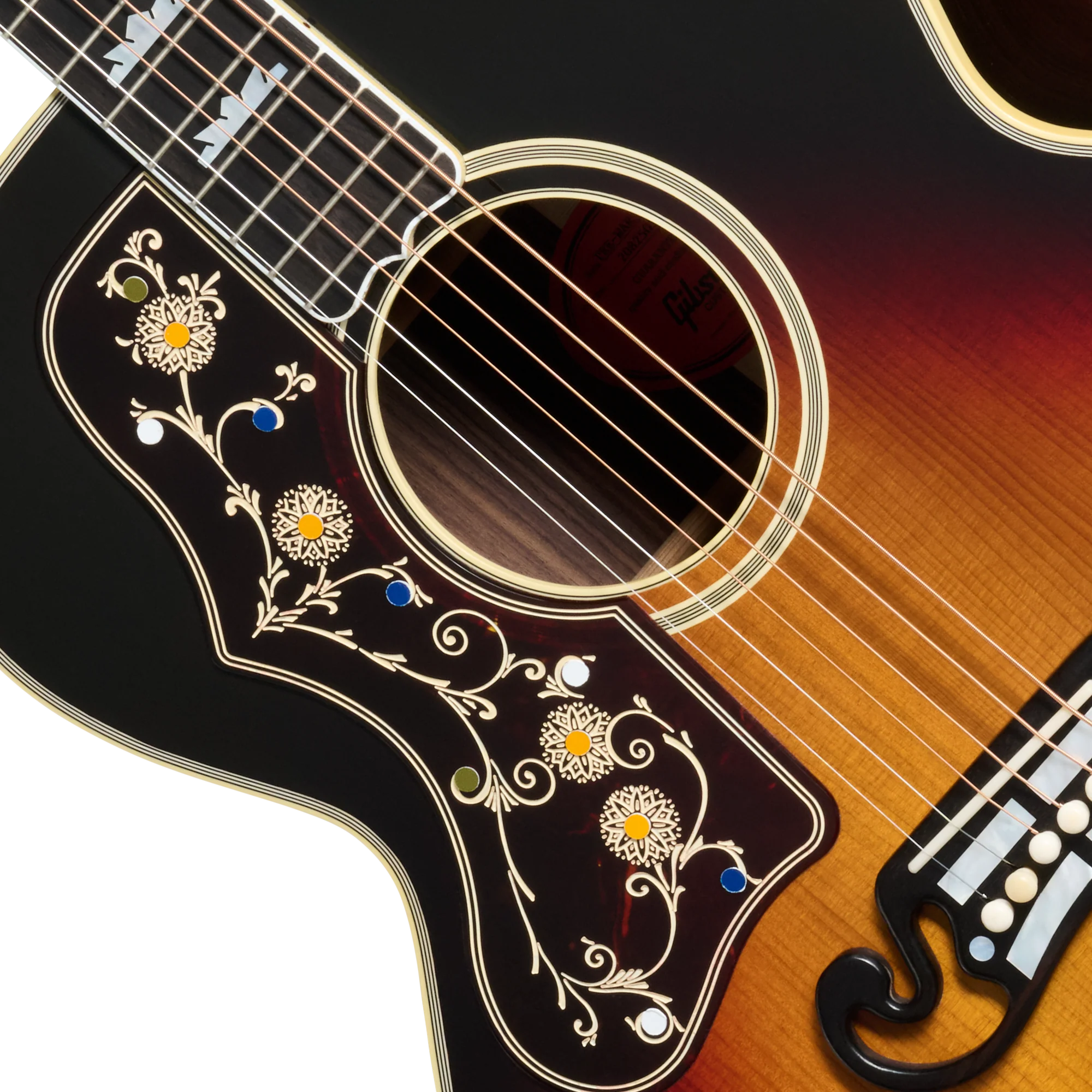 Gibson Custom Pre-War SJ-200 Rosewood, Left-Handed, Vintage Sunburst 7 Gibson Custom Pre-War SJ-200 Rosewood, Left-Handed, Vintage Sunburst