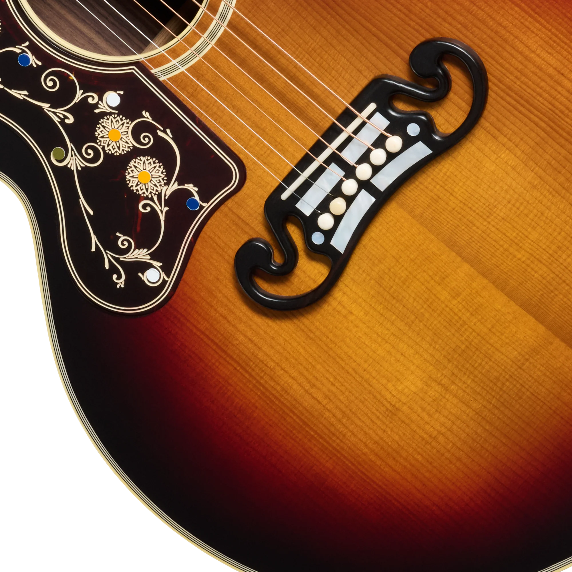 Gibson Custom Pre-War SJ-200 Rosewood, Left-Handed, Vintage Sunburst 8 Gibson Custom Pre-War SJ-200 Rosewood, Left-Handed, Vintage Sunburst