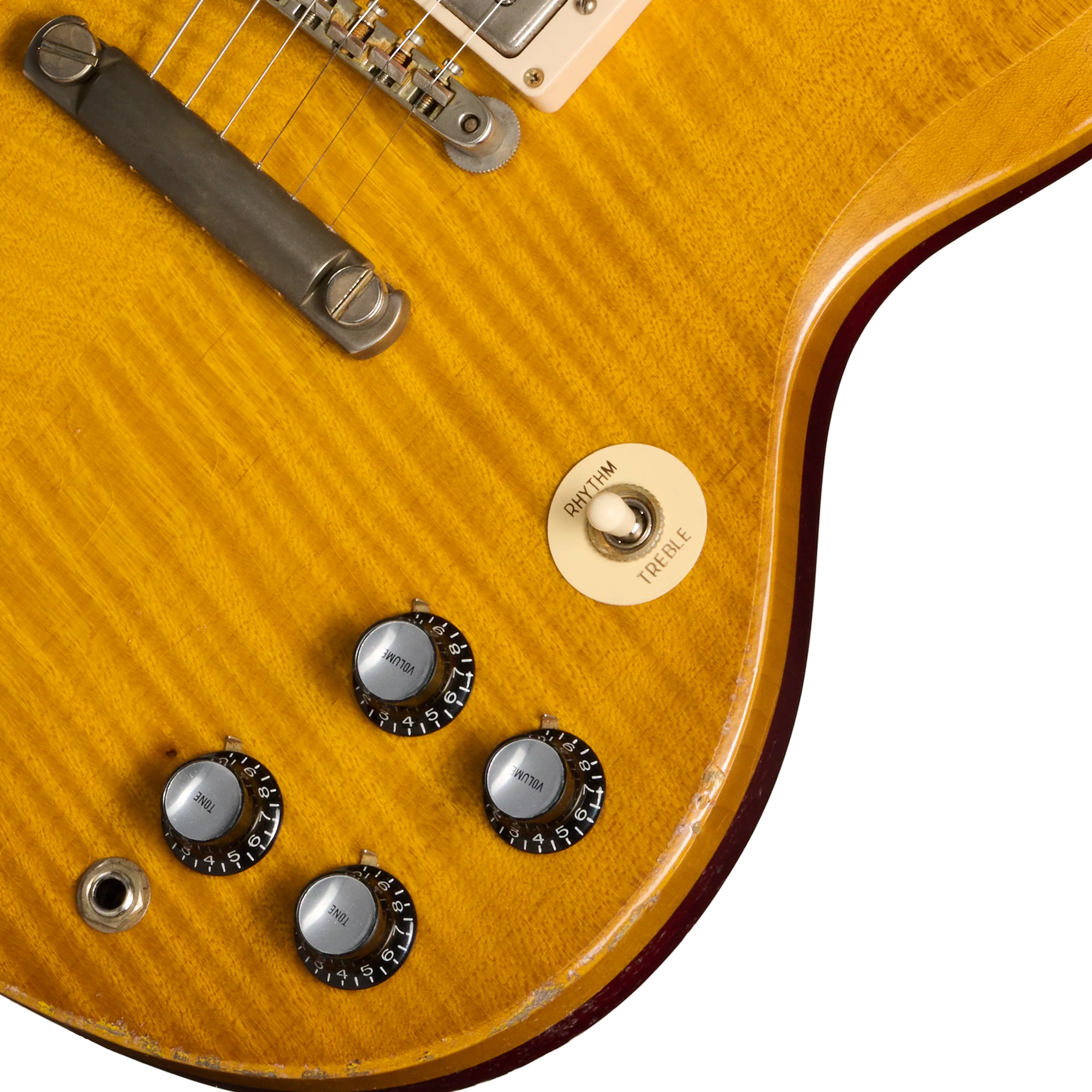 Gibson Custom 1961 Les Paul SG Standard Reissue with Figured Top, Light Aged, Lemon Burst 8 Gibson Custom 1961 Les Paul SG Standard Reissue with Figured Top, Light Aged, Lemon Burst