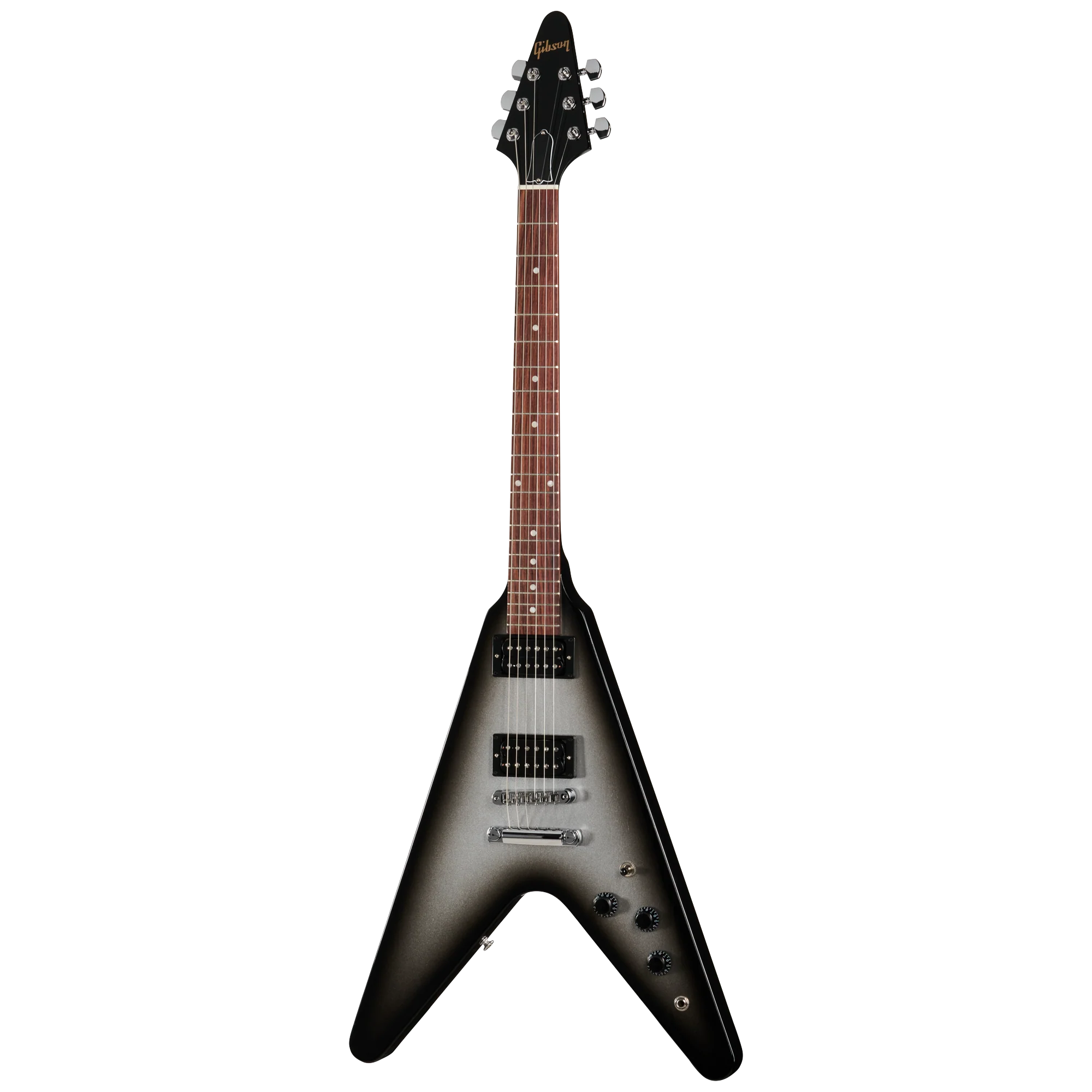Gibson Flying V 80s, Silverburst, Exclusive 3 Gibson Flying V 80s, Silverburst, Exclusive