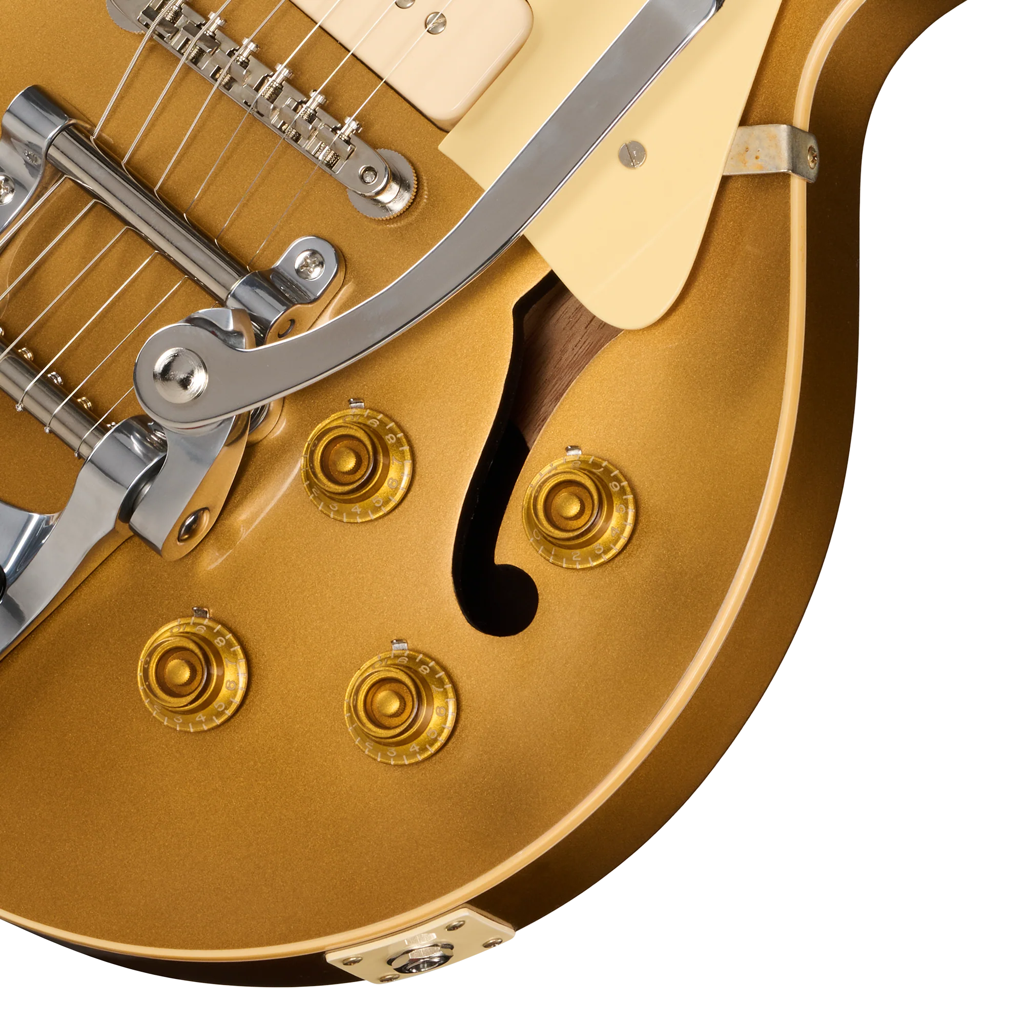 Gibson Custom 1956 Les Paul Standard Reissue with Bigsby, VOS, All Double Gold 8 Gibson Custom 1956 Les Paul Standard Reissue with Bigsby, VOS, All Double Gold