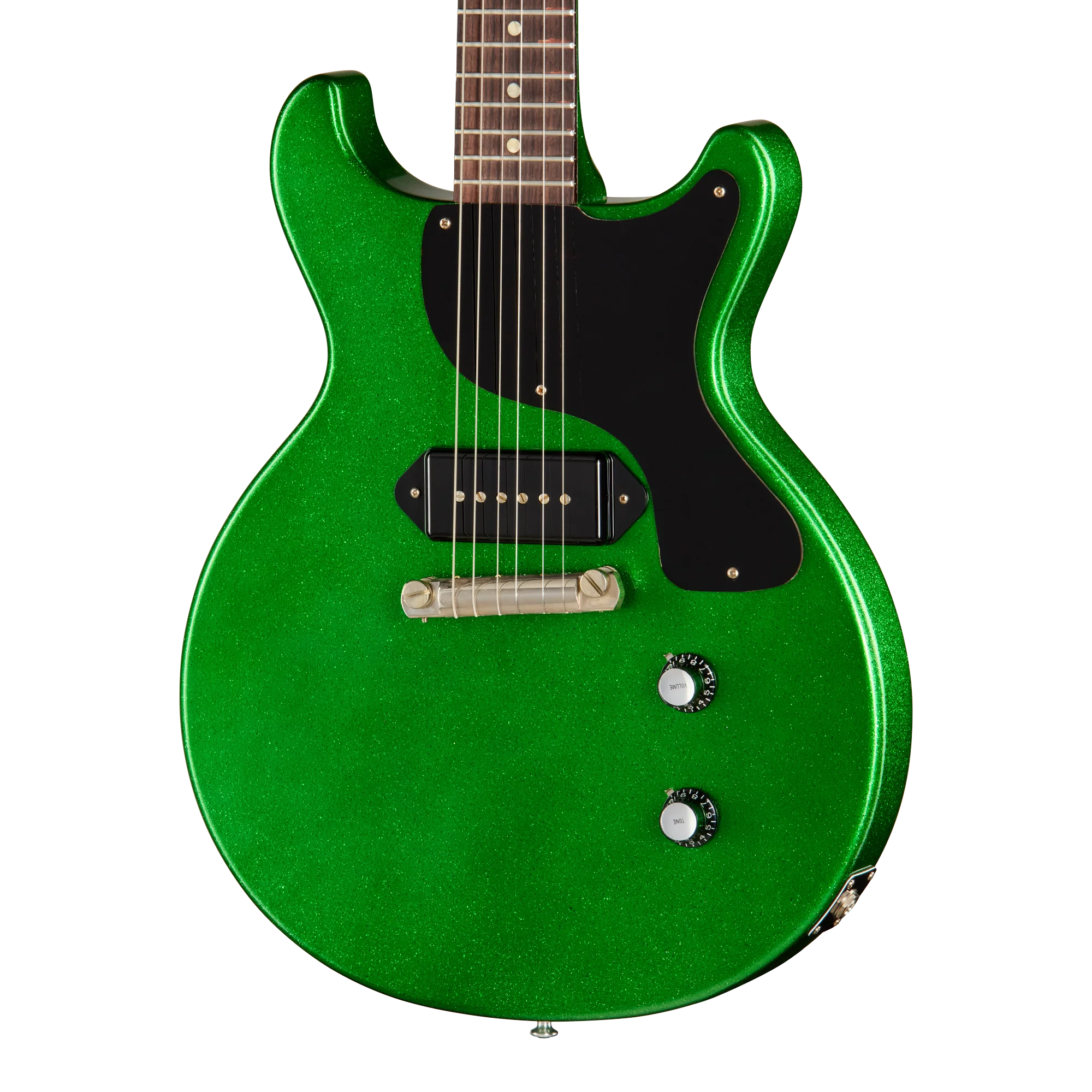 Gibson Custom 1960 Les Paul Junior Double Cut Reissue, VOS, Green Sparkle