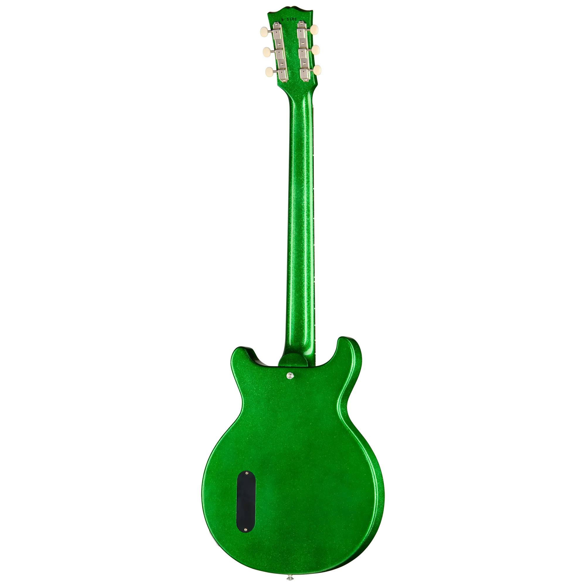 Gibson Custom 1960 Les Paul Junior Double Cut Reissue, VOS, Green Sparkle 4 Gibson Custom 1960 Les Paul Junior Double Cut Reissue, VOS, Green Sparkle