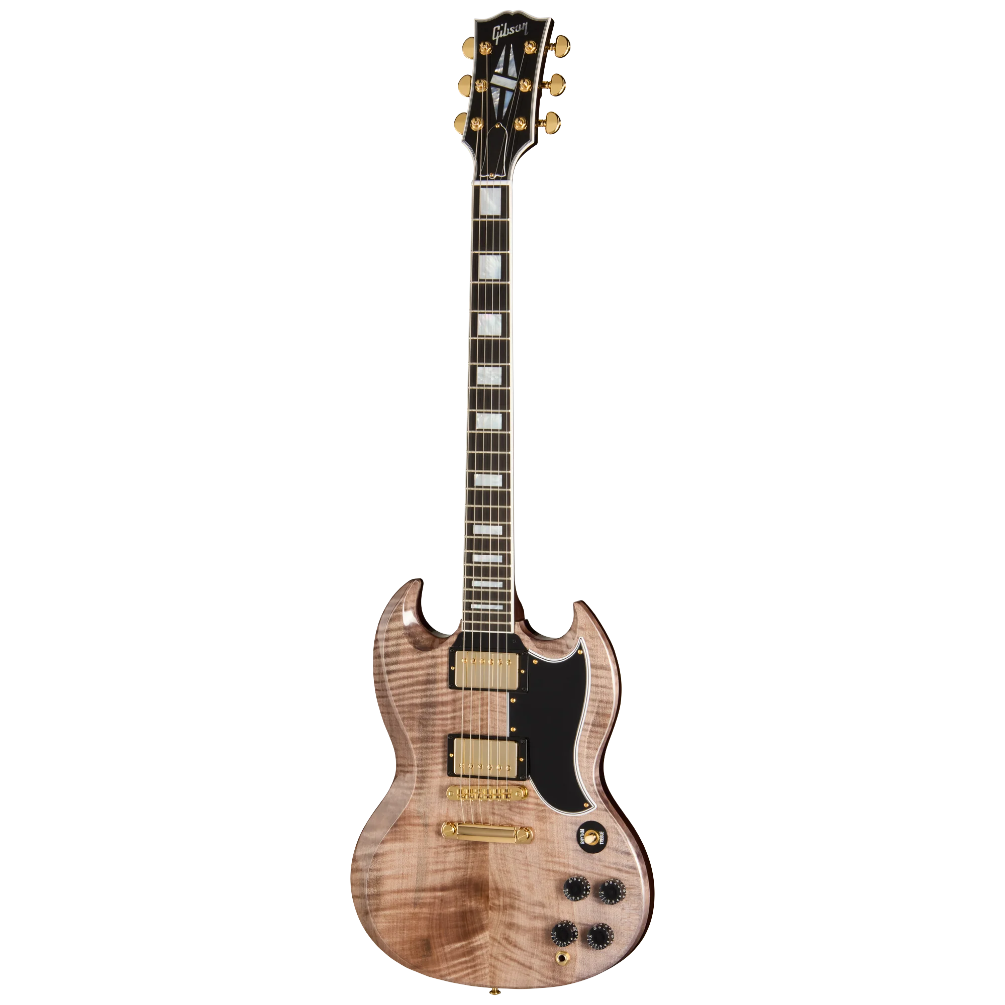 Gibson Custom SG Custom with Figured Maple Heartwood Top, Gloss, Light Charcoal 3 Gibson Custom SG Custom with Figured Maple Heartwood Top, Gloss, Light Charcoal
