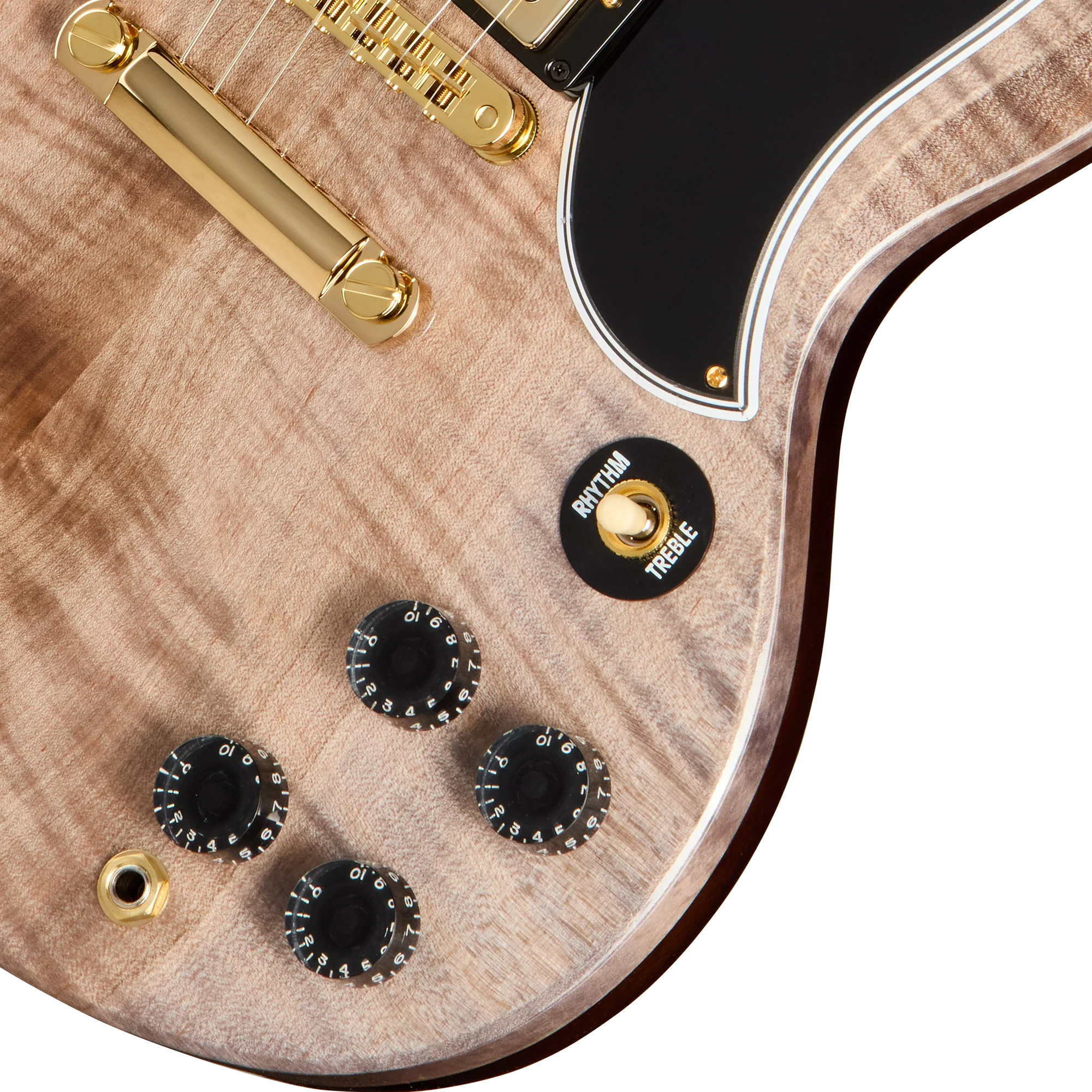 Gibson Custom SG Custom with Figured Maple Heartwood Top, Gloss, Light Charcoal 8 Gibson Custom SG Custom with Figured Maple Heartwood Top, Gloss, Light Charcoal
