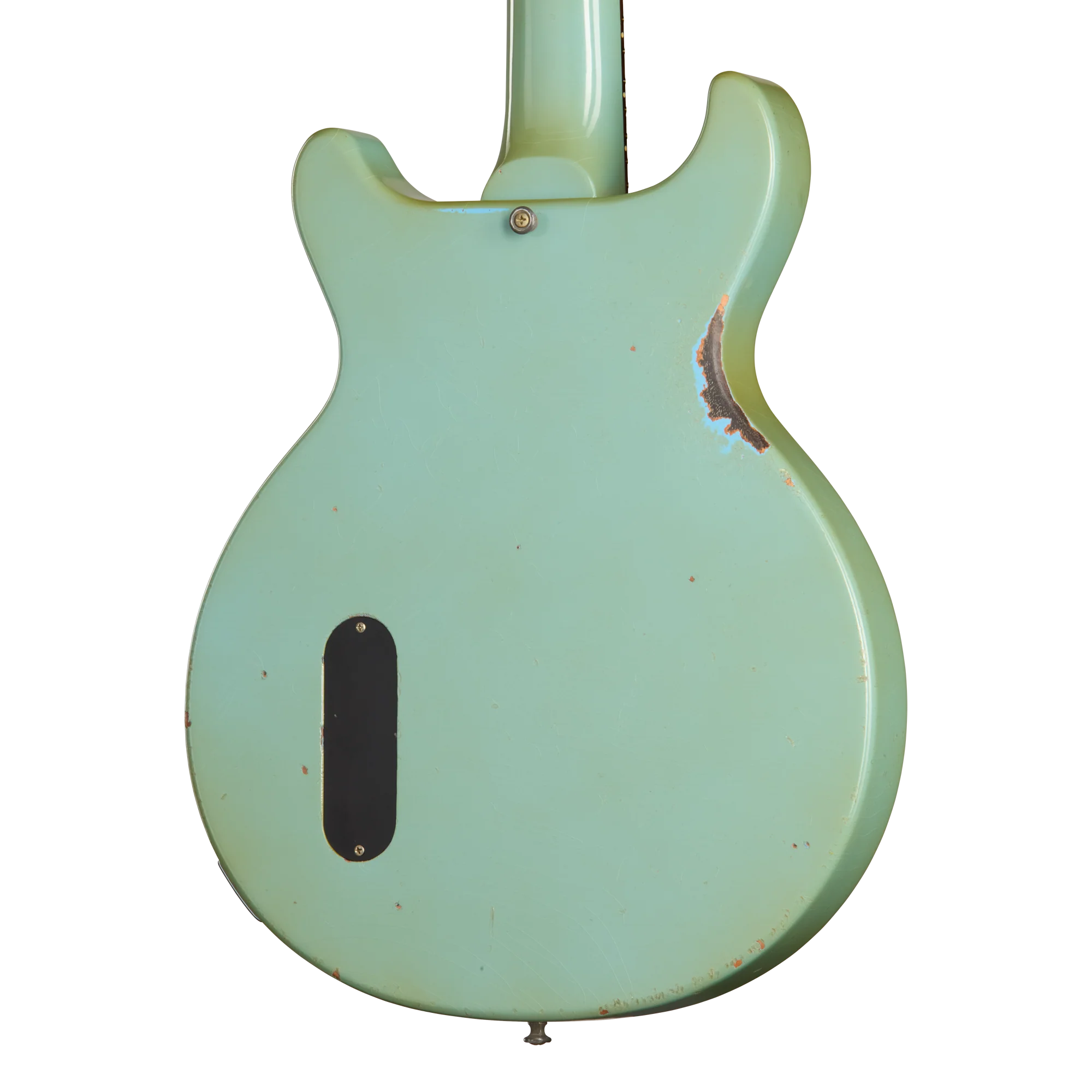 Gibson Custom 1958 Les Paul Junior Reissue, Heavy Aged, Maui Blue 2 Gibson Custom 1958 Les Paul Junior Reissue, Heavy Aged, Maui Blue