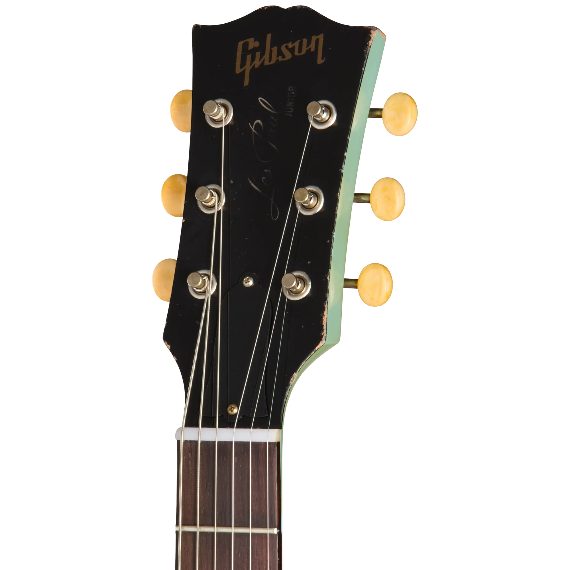 Gibson Custom 1958 Les Paul Junior Reissue, Heavy Aged, Maui Blue 5 Gibson Custom 1958 Les Paul Junior Reissue, Heavy Aged, Maui Blue
