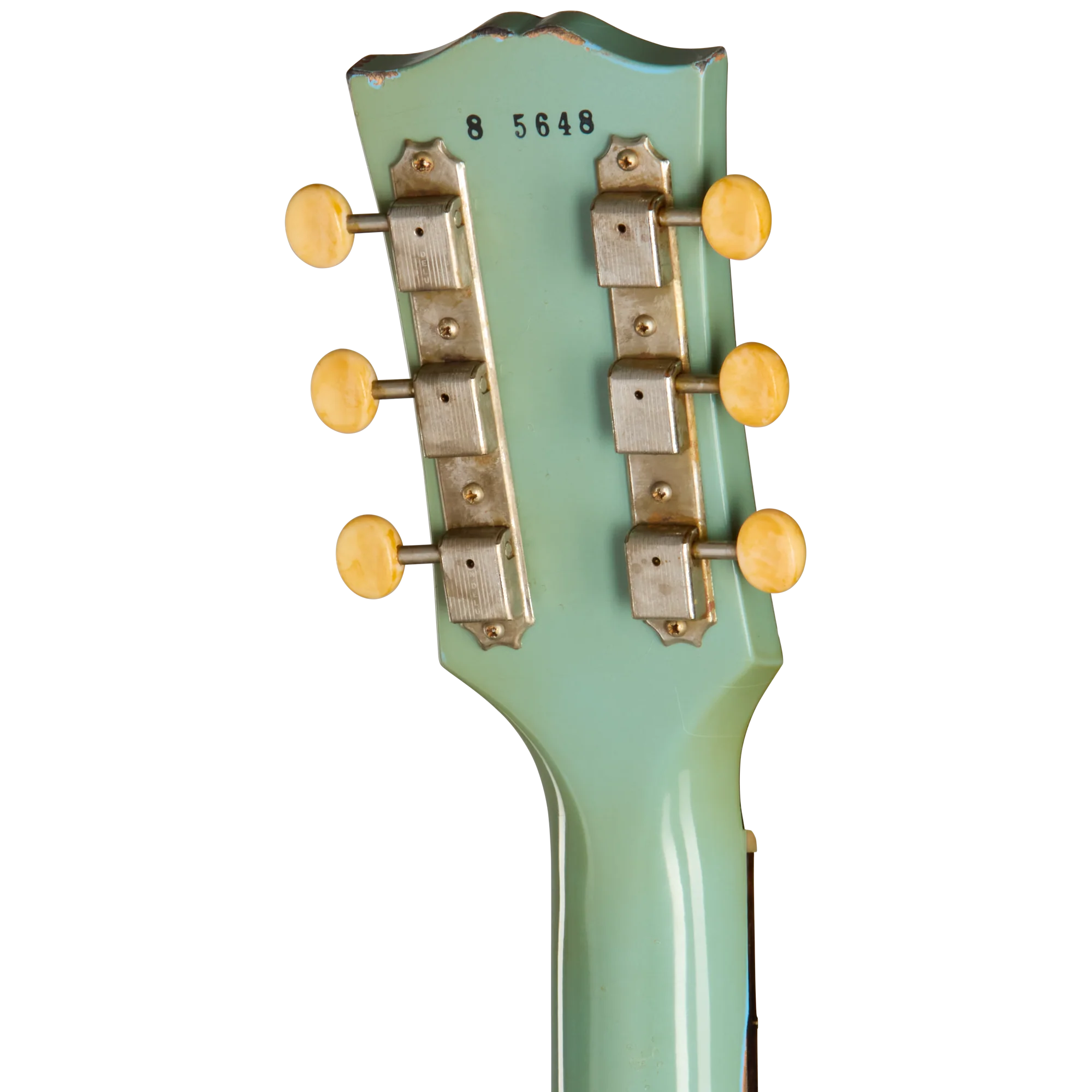 Gibson Custom 1958 Les Paul Junior Reissue, Heavy Aged, Maui Blue 6 Gibson Custom 1958 Les Paul Junior Reissue, Heavy Aged, Maui Blue