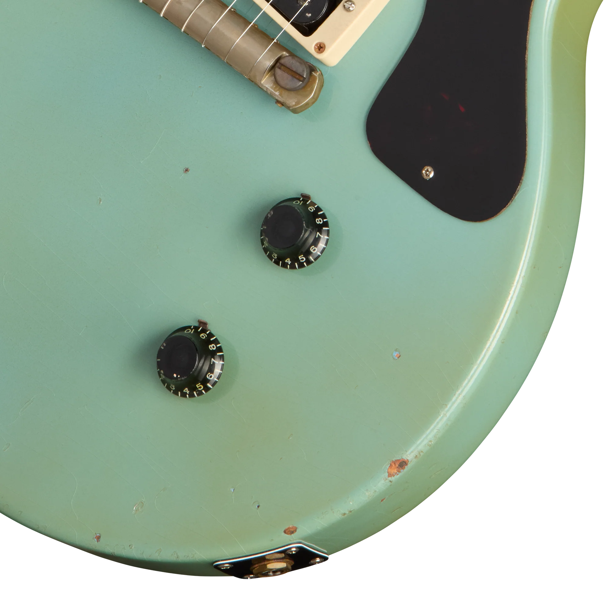 Gibson Custom 1958 Les Paul Junior Reissue, Heavy Aged, Maui Blue 8 Gibson Custom 1958 Les Paul Junior Reissue, Heavy Aged, Maui Blue