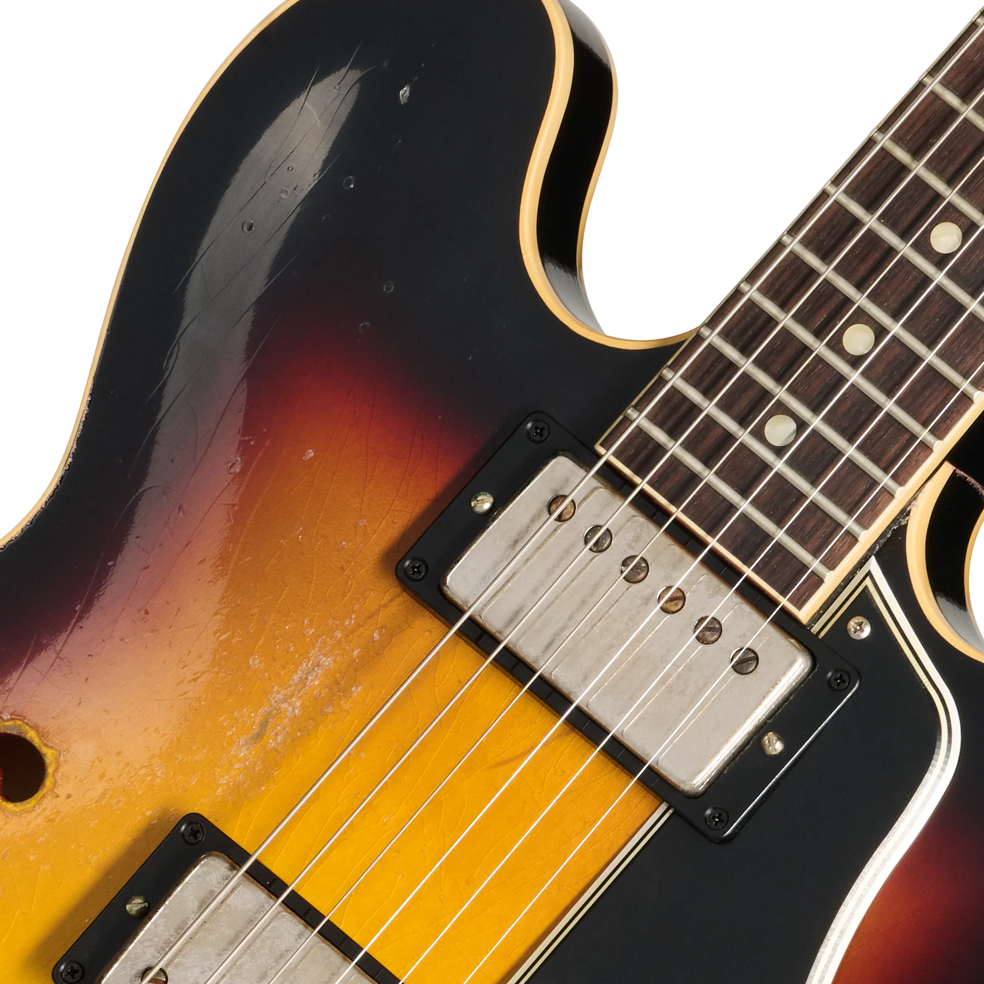 Gibson Custom 1959 ES-335 Reissue, Ultra Heavy Aged, Vintage Burst 7 Gibson Custom 1959 ES-335 Reissue, Ultra Heavy Aged, Vintage Burst