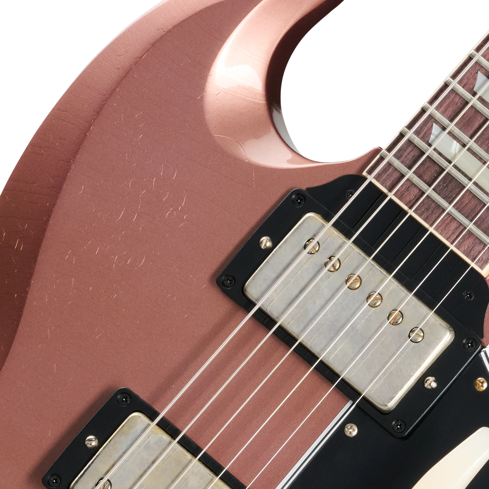 Gibson Custom 1964 SG Standard Reissue, Light Aged, Heather Poly 7 Gibson Custom 1964 SG Standard Reissue, Light Aged, Heather Poly