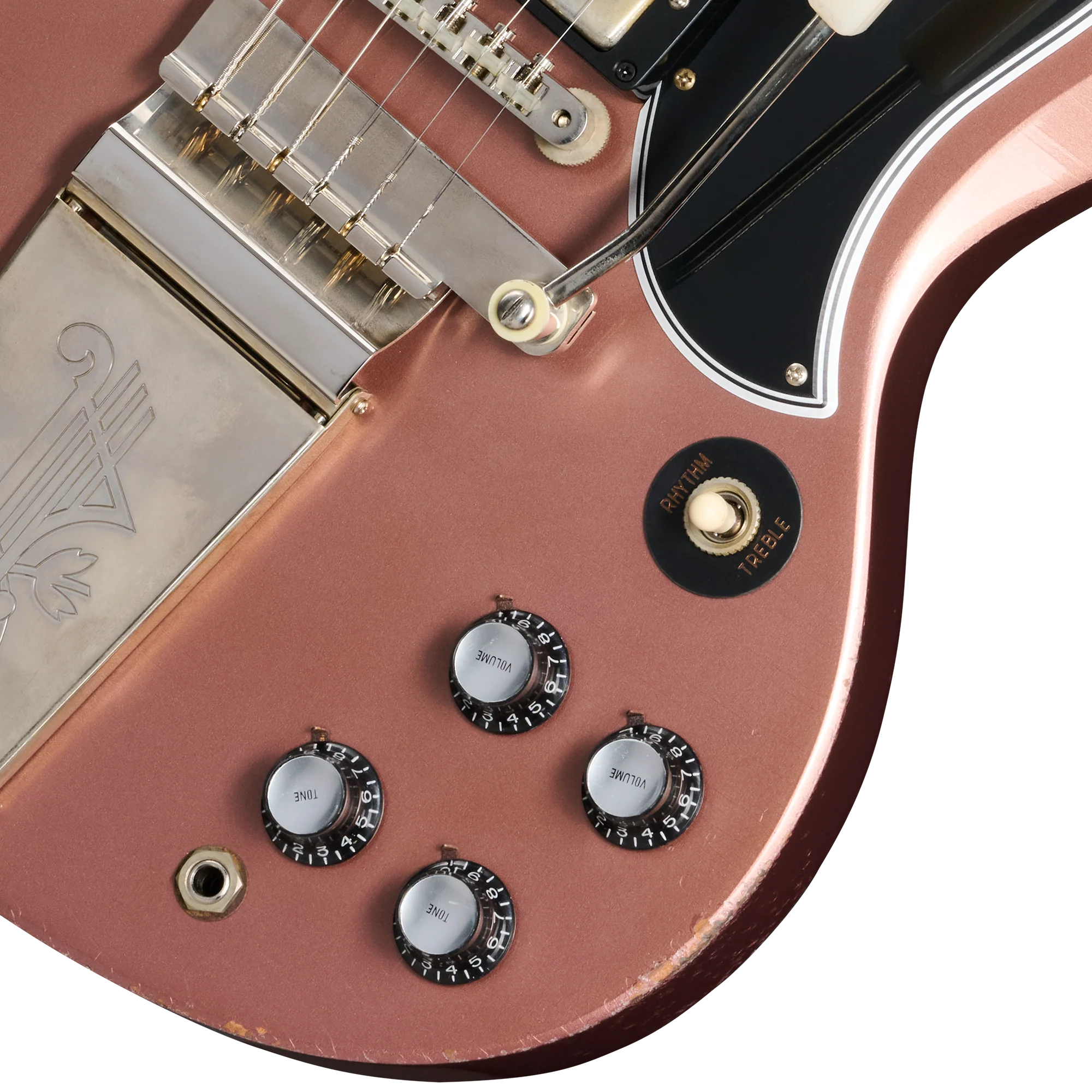 Gibson Custom 1964 SG Standard Reissue, Light Aged, Heather Poly 8 Gibson Custom 1964 SG Standard Reissue, Light Aged, Heather Poly