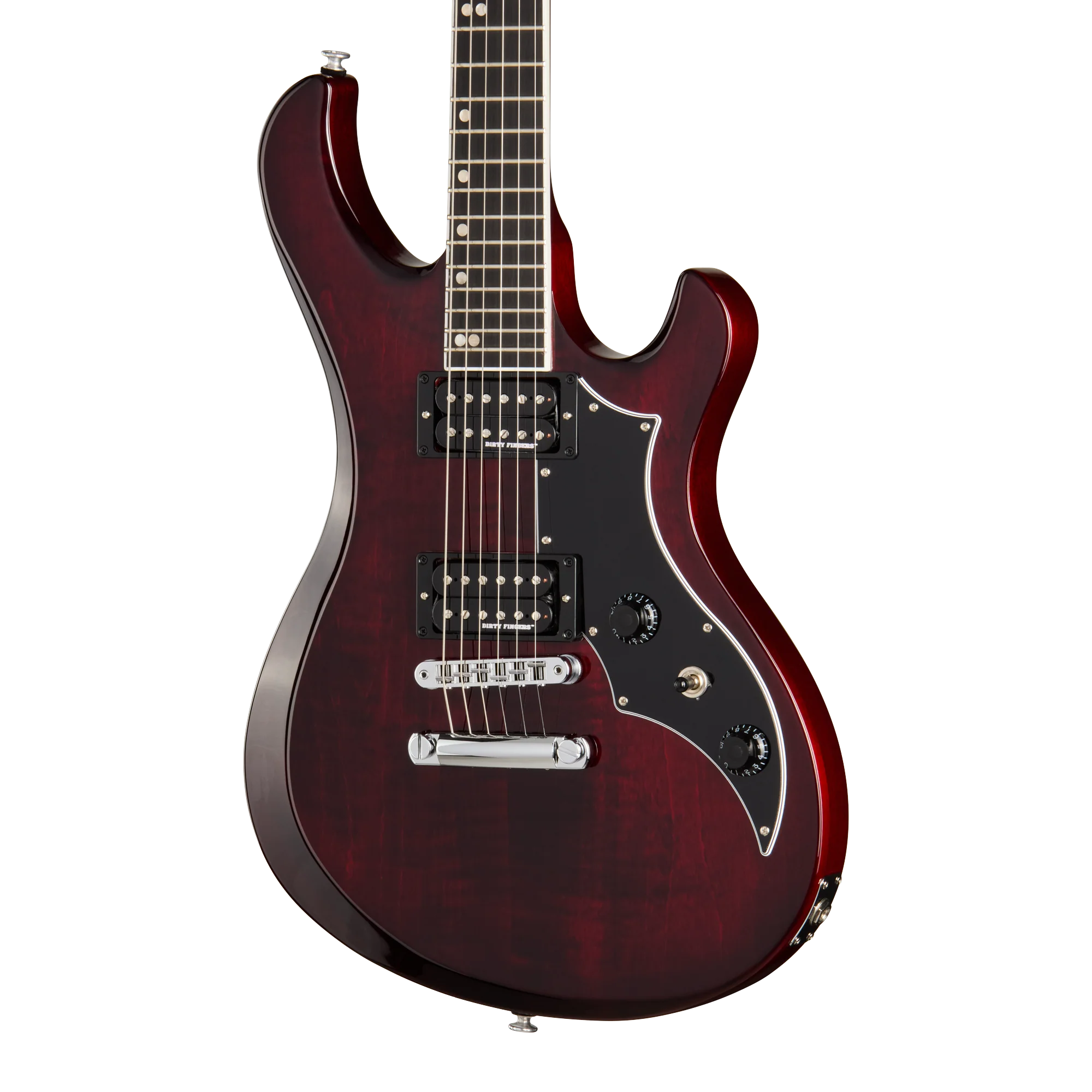 Gibson Victory Figured Top with Dirty Fingers, Wine Red Burst, Exclusive