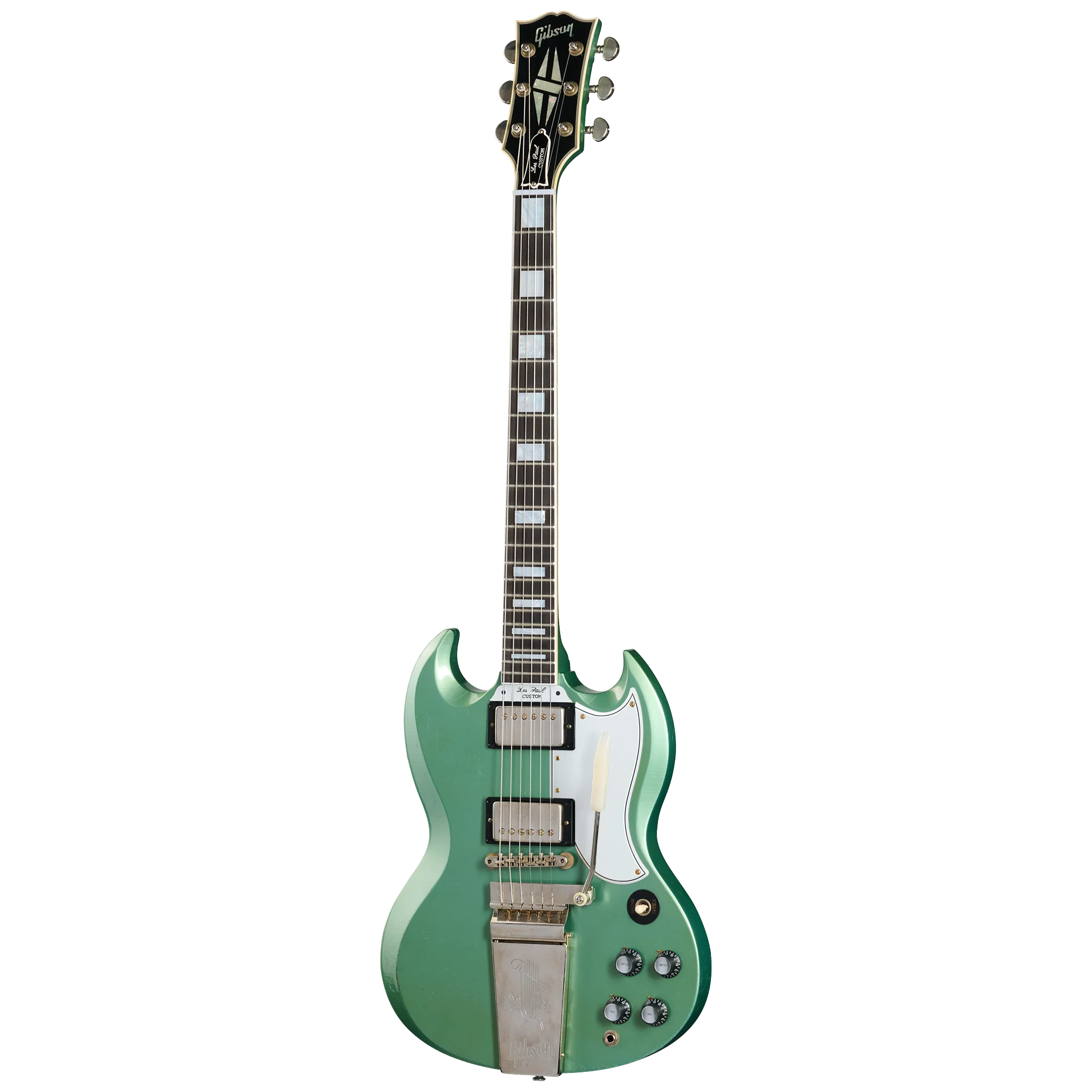 Gibson Custom 1963 Les Paul SG Custom Reissue, Light Aged, Inverness Green 3 Gibson Custom 1963 Les Paul SG Custom Reissue, Light Aged, Inverness Green