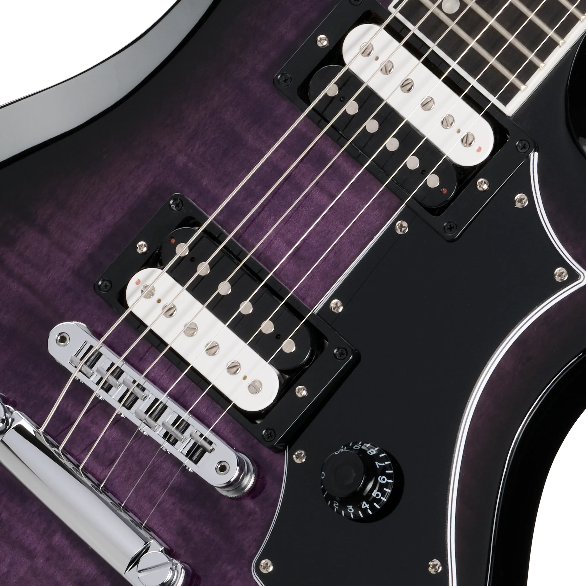 Gibson Victory Figured Top, Dark Purple Burst 7 Gibson Victory Figured Top, Dark Purple Burst