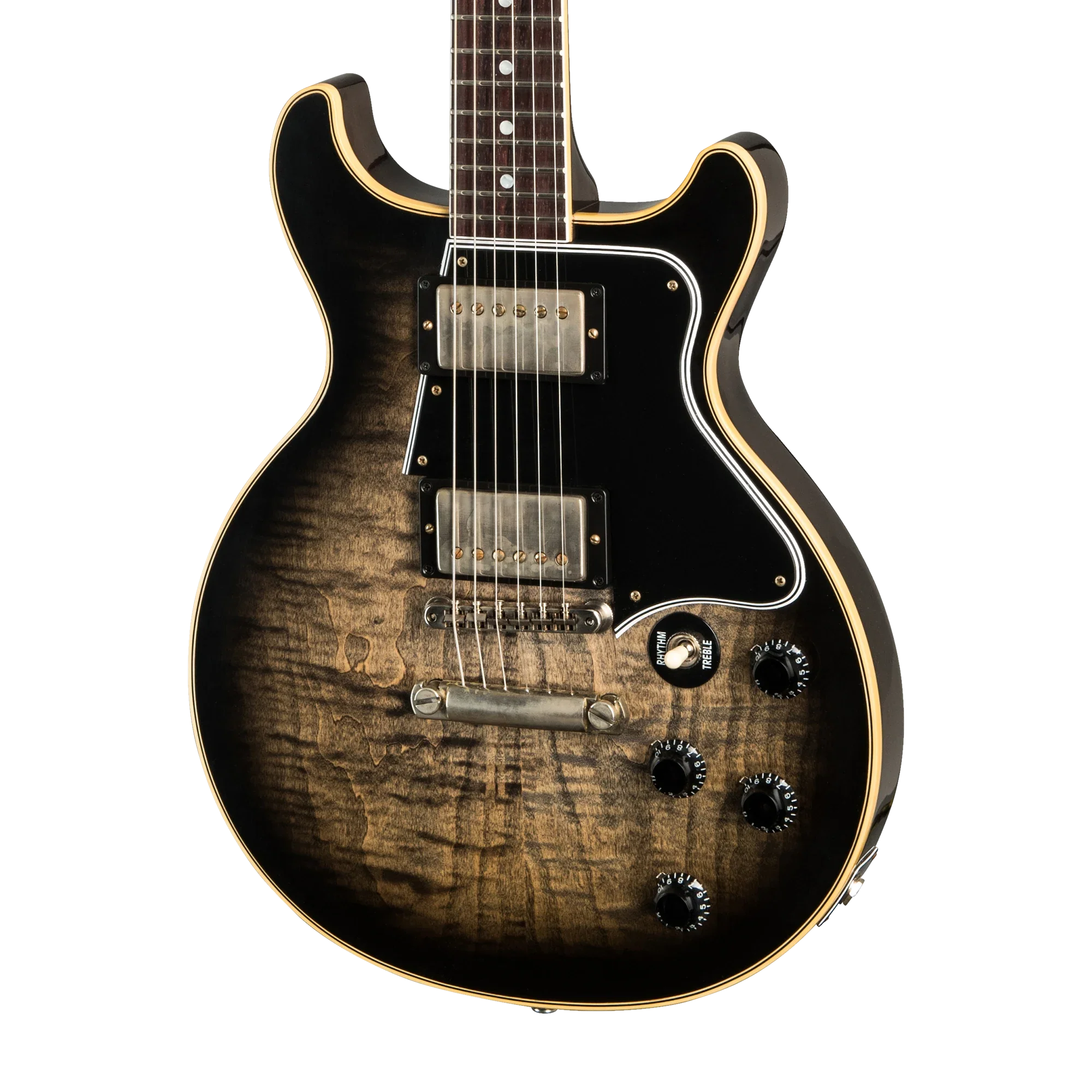 Gibson Custom Les Paul Special Double Cut Figured, VOS, Cobra Burst