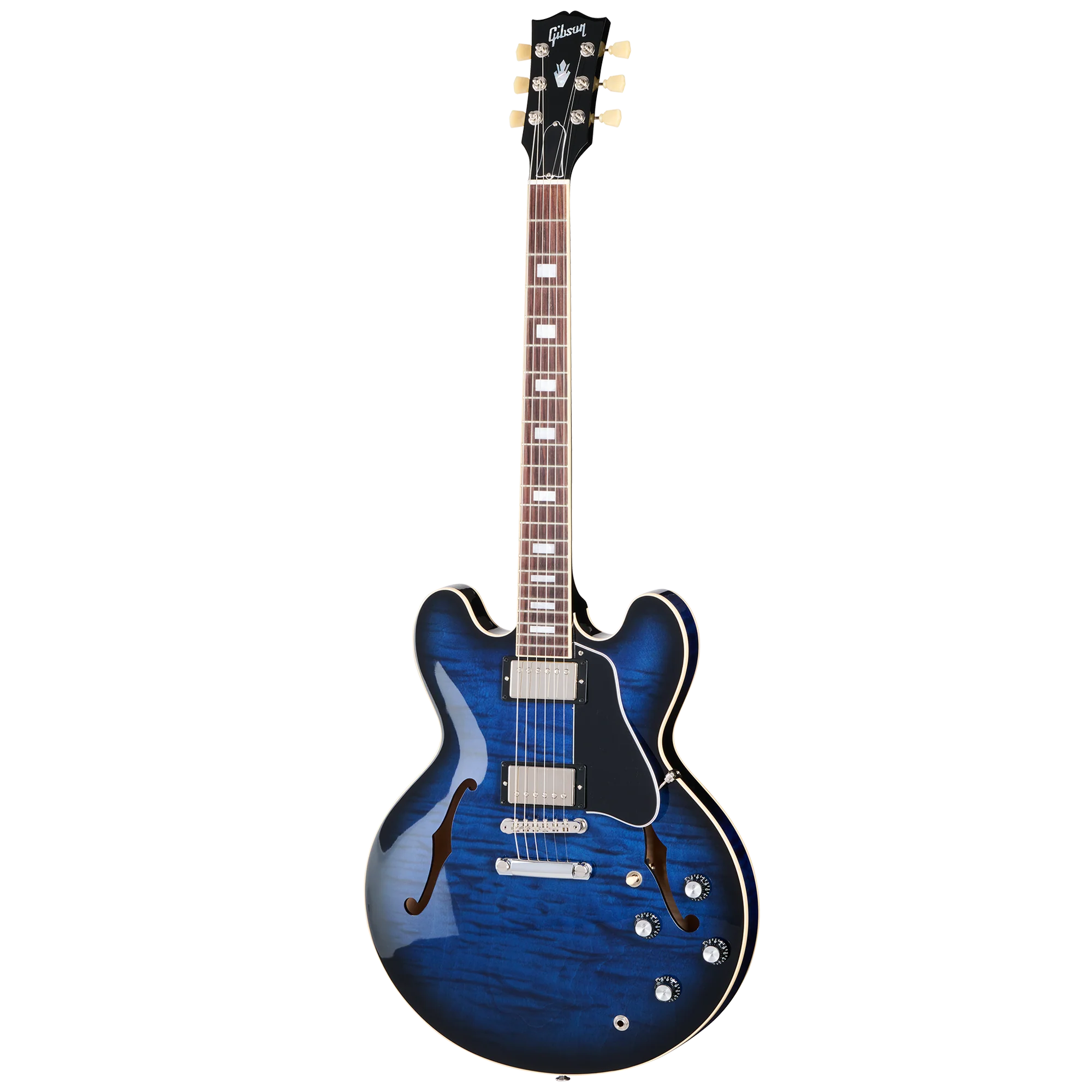 Gibson ES-335 Figured Custom Color, Deep Ocean Burst 3 Gibson ES-335 Figured Custom Color, Deep Ocean Burst