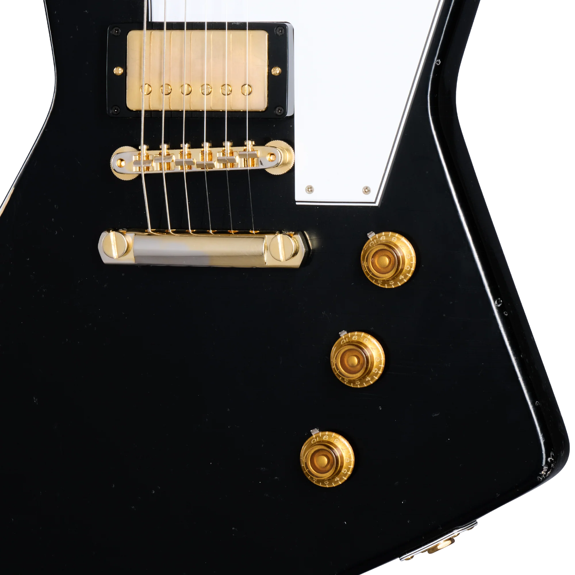 Gibson Custom 1958 Korina Explorer Reissue, Light Aged, Ebony 7 Gibson Custom 1958 Korina Explorer Reissue, Light Aged, Ebony