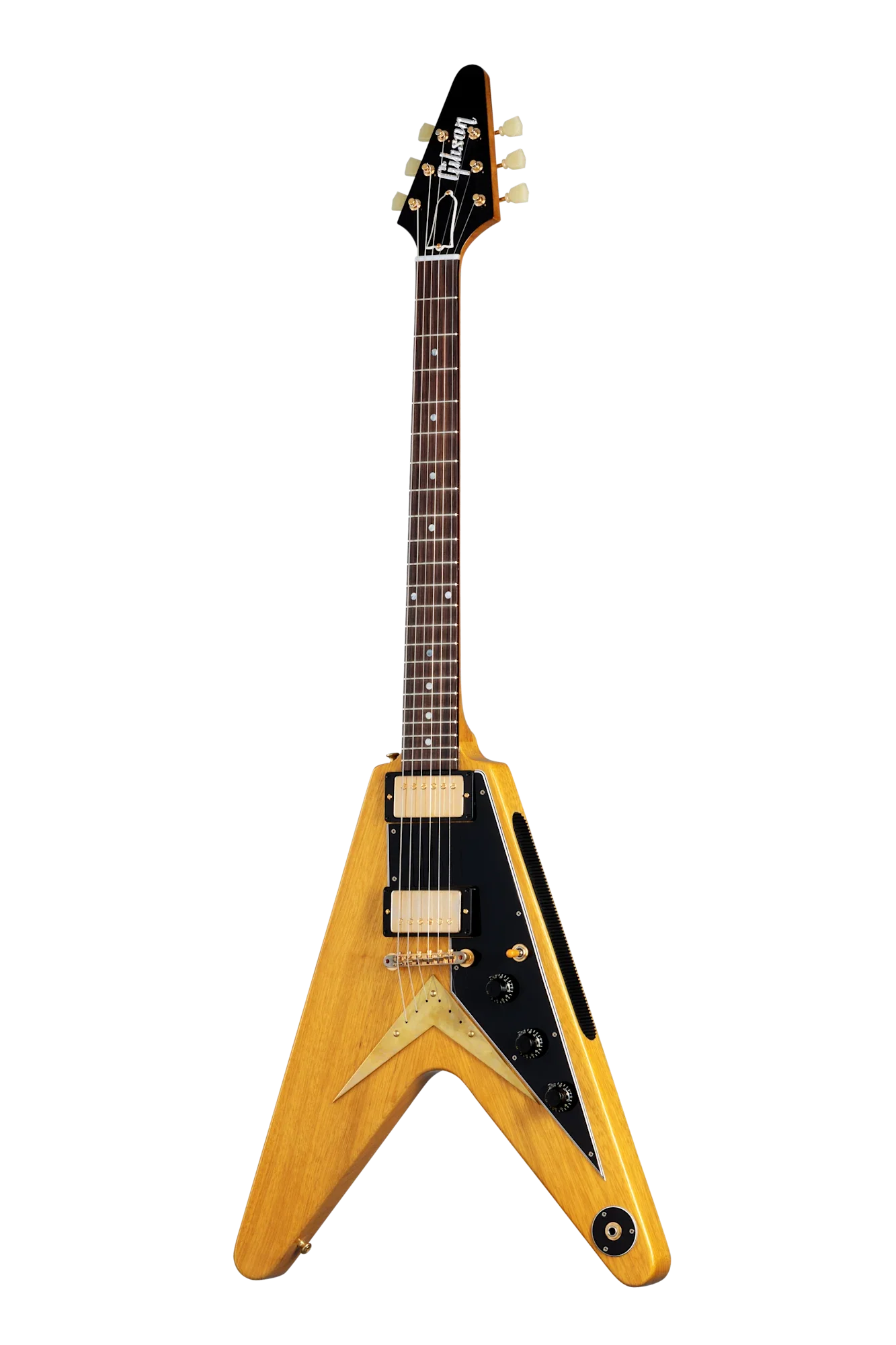 Gibson Custom 1958 Korina Flying V Reissue, VOS, Natural 2 Gibson Custom 1958 Korina Flying V Reissue, VOS, Natural