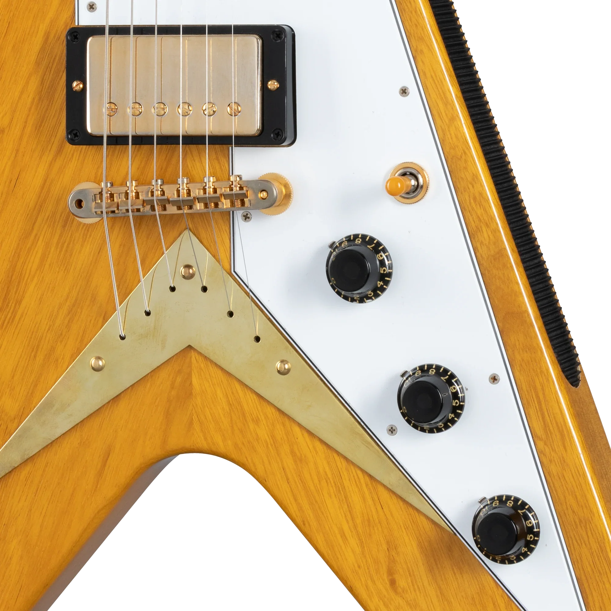 Gibson Custom 1958 Korina Flying V Reissue, Natural 7 Gibson Custom 1958 Korina Flying V Reissue, Natural