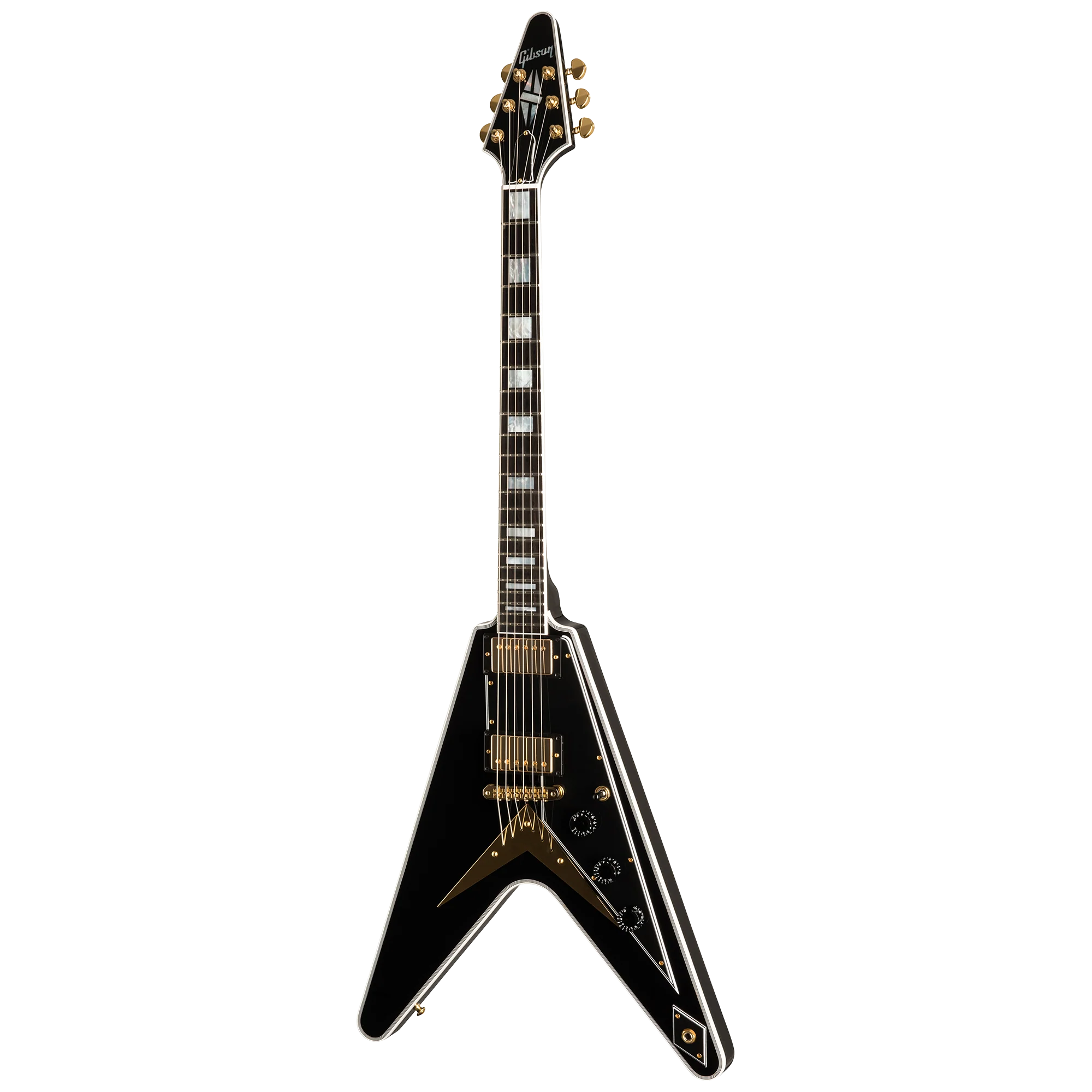 Gibson Custom Flying V Custom, Ebony, Gloss 3 Gibson Custom Flying V Custom, Ebony, Gloss