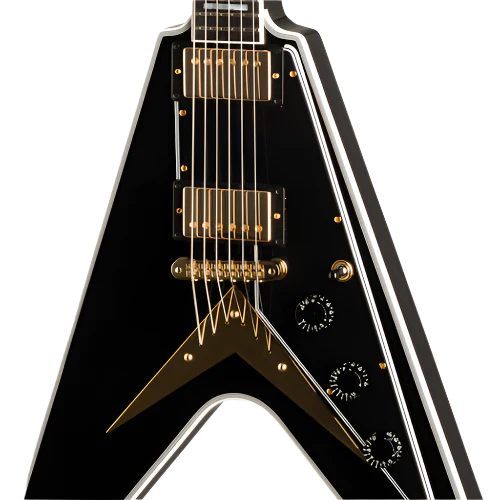 Gibson Custom Flying V Custom, Ebony, Gloss 8 Gibson Custom Flying V Custom, Ebony, Gloss