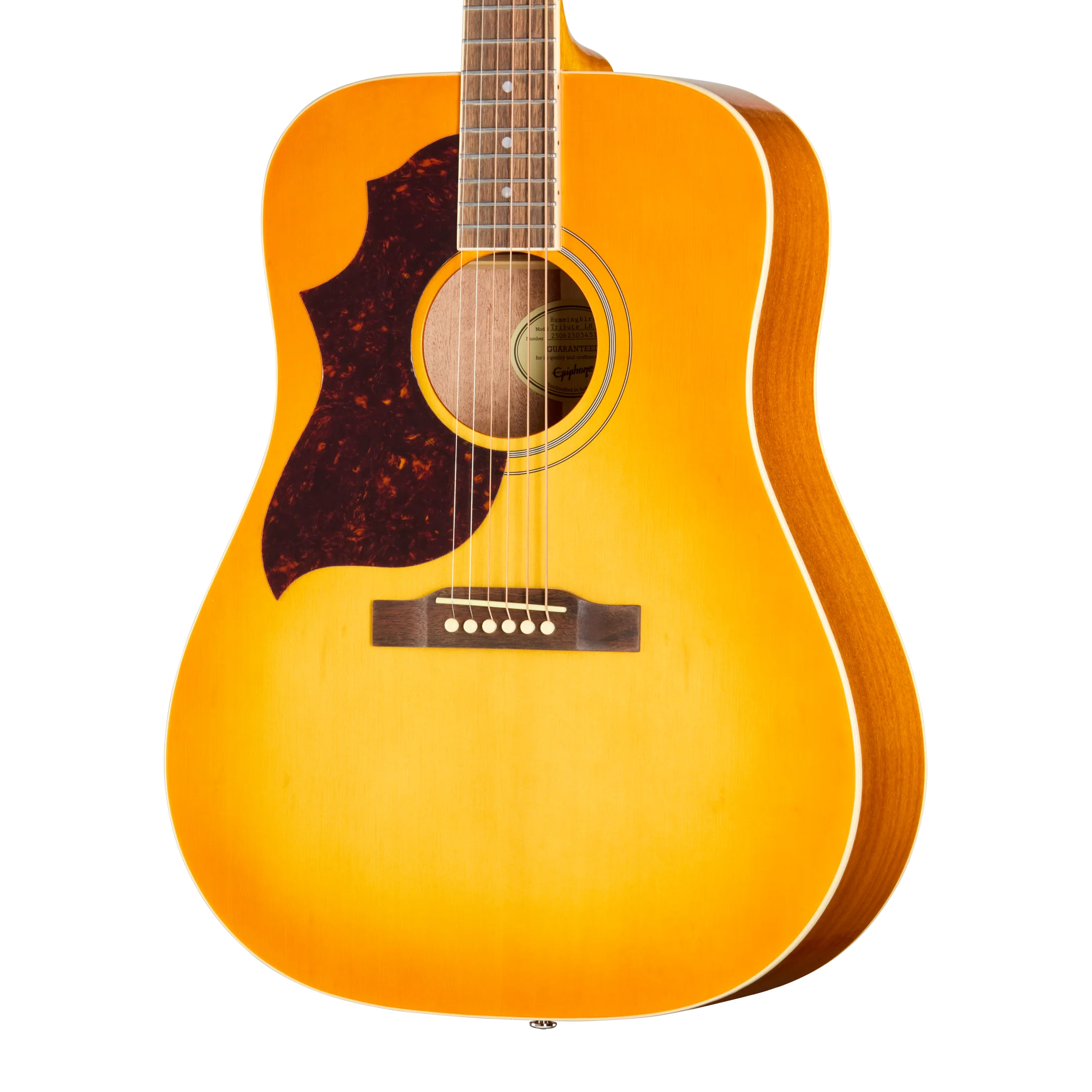 Epiphone Hummingbird Tribute, Left-Handed, Heritage Cherry Sunburst