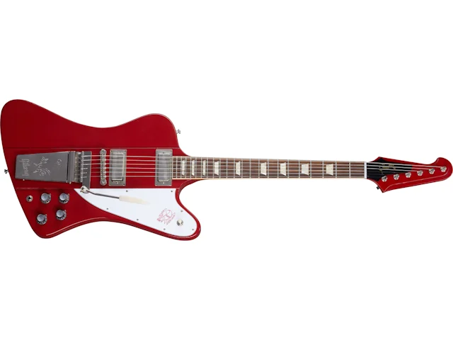 Gibson Custom 1963 Firebird V with Maestro Vibrola, Light Aged, Cardinal Red 8 Gibson Custom 1963 Firebird V with Maestro Vibrola, Light Aged, Cardinal Red