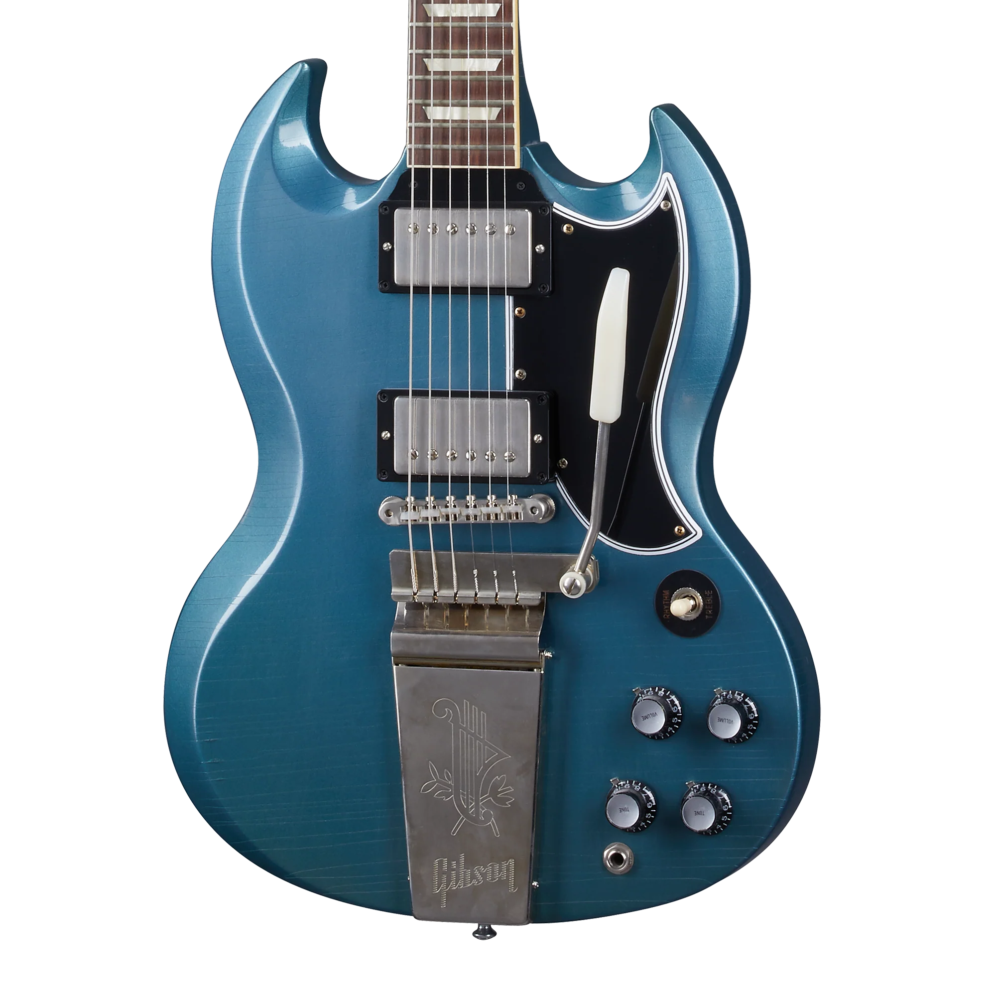 Gibson Custom 1964 SG Standard Reissue with Maestro, Ultra Light Aged, Pelham Blue