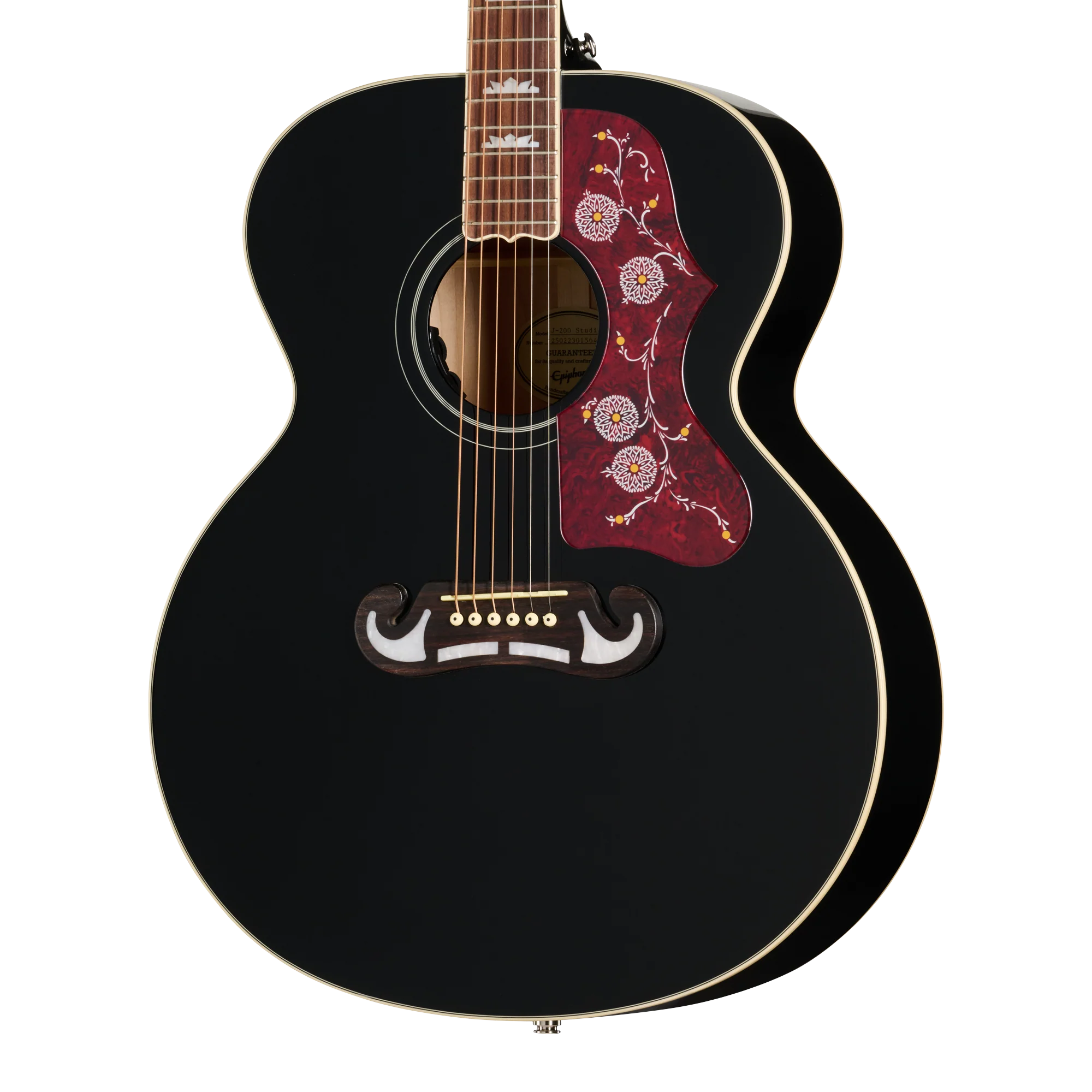 Epiphone J-200 Studio, Ebony, Exclusive