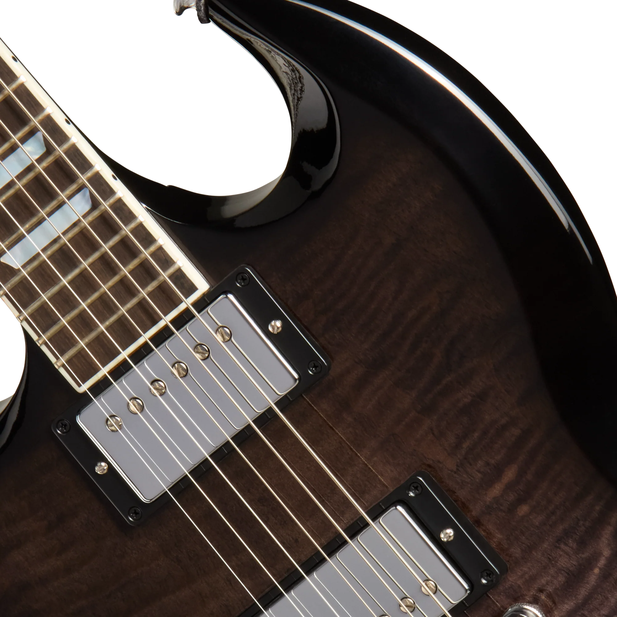 Gibson SG Modern, Left-Handed, Transparent Black Fade 7 Gibson SG Modern, Left-Handed, Transparent Black Fade