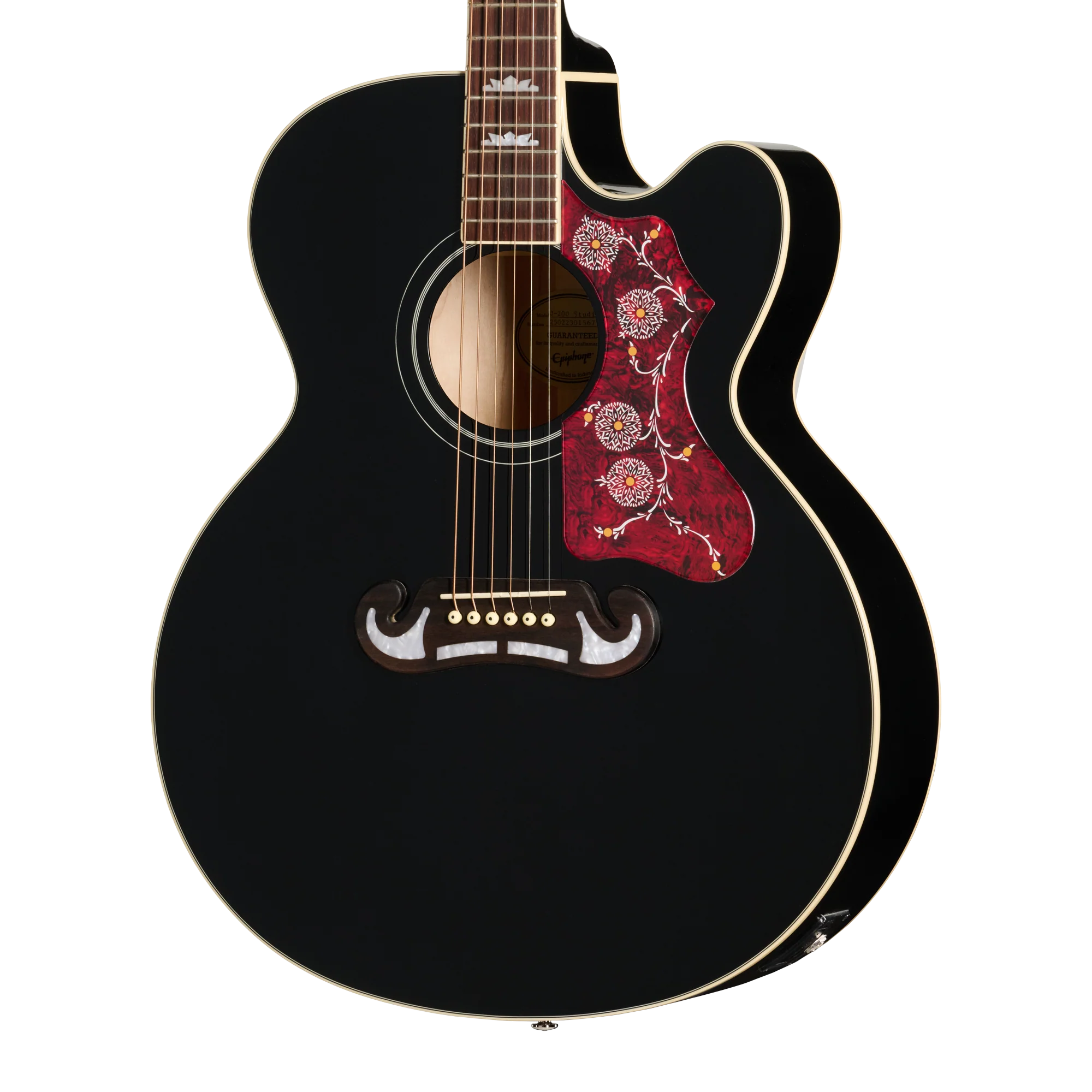 Epiphone J-200 Studio EC, Ebony, Exclusive