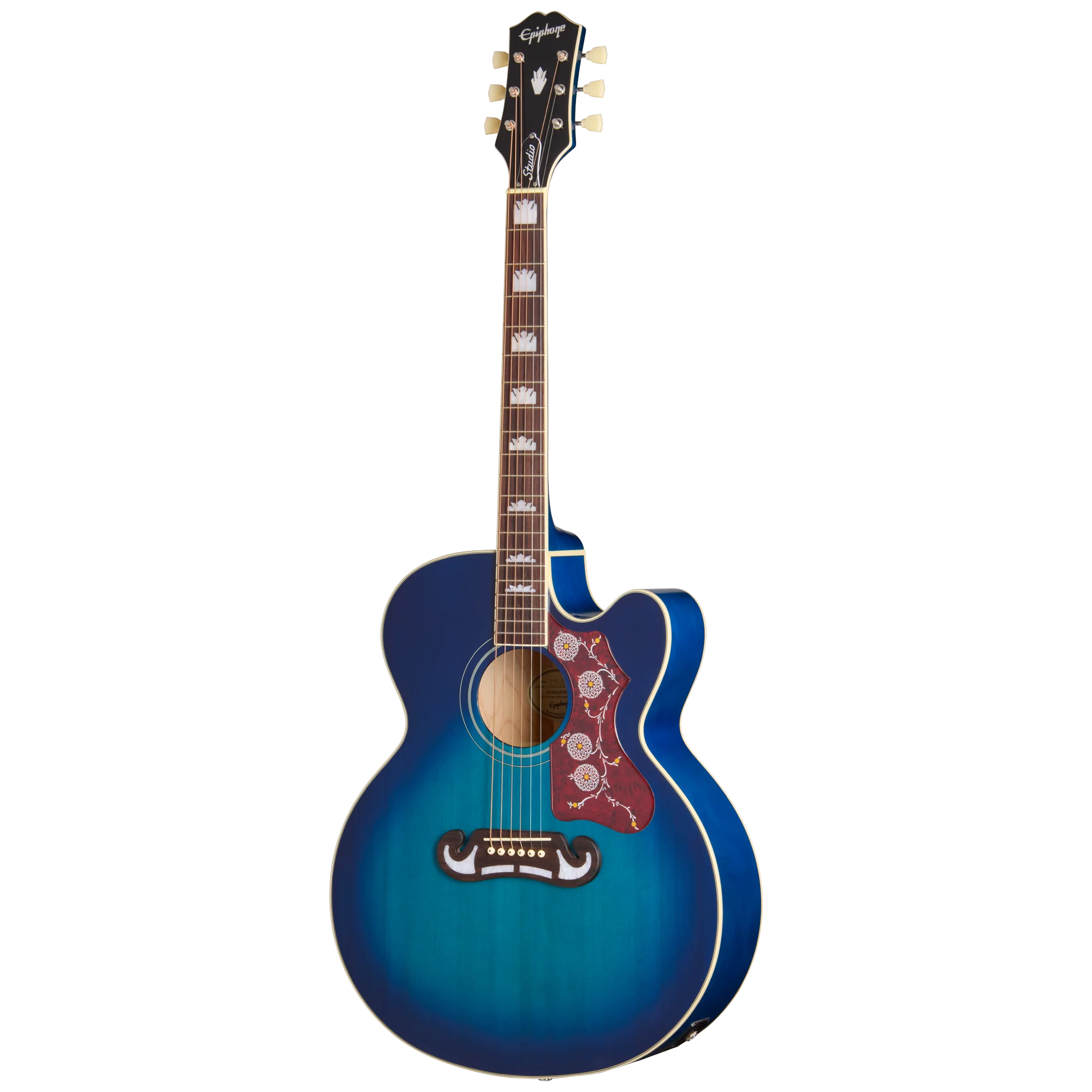 Epiphone J-200 Studio EC, Blueberry Burst, Exclusive 3 Epiphone J-200 Studio EC, Blueberry Burst, Exclusive