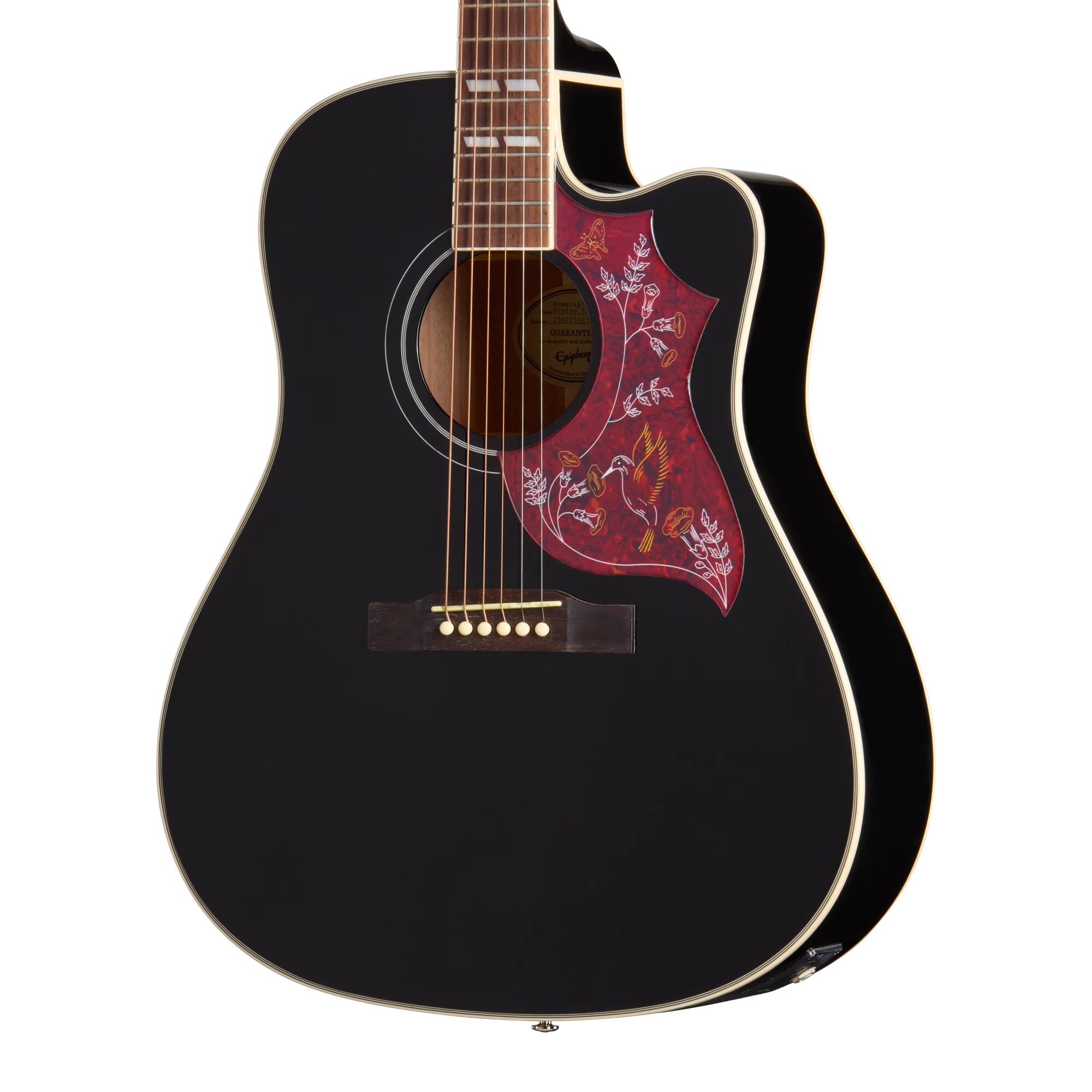 Epiphone Hummingbird Studio EC, Ebony, Exclusive