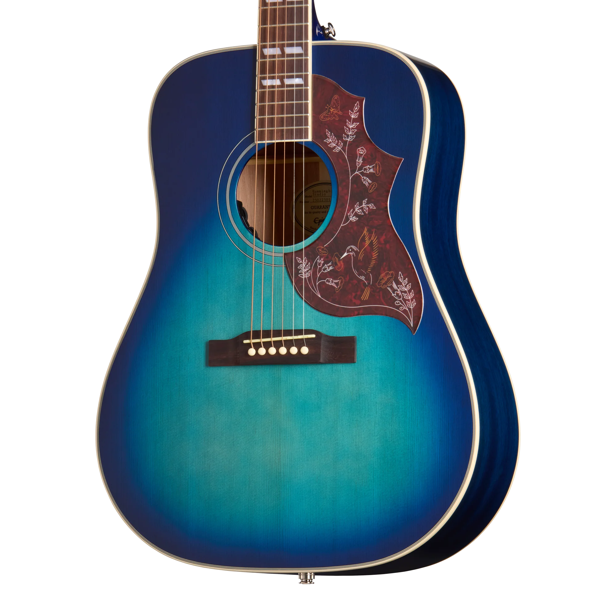 Epiphone Hummingbird Studio, Blueberry Burst, Exclusive