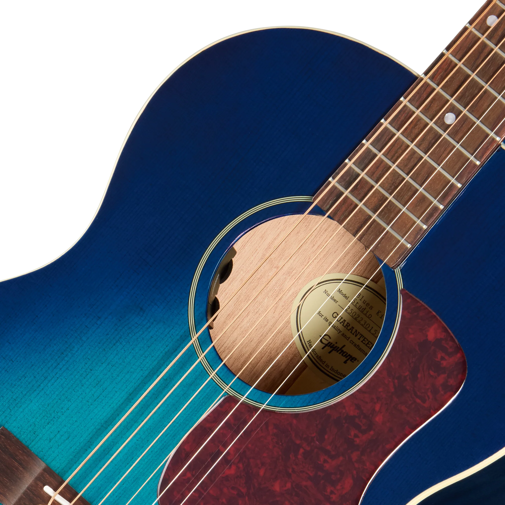 Epiphone Blues King Studio, Blueberry Burst, Exclusive 7 Epiphone Blues King Studio, Blueberry Burst, Exclusive