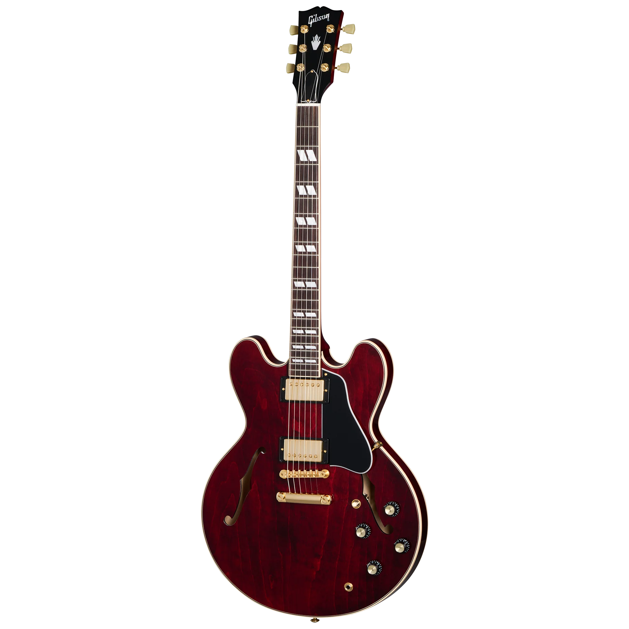 Gibson ES-345 Gold Hardware, Wine Red, Exclusive 3 Gibson ES-345 Gold Hardware, Wine Red, Exclusive