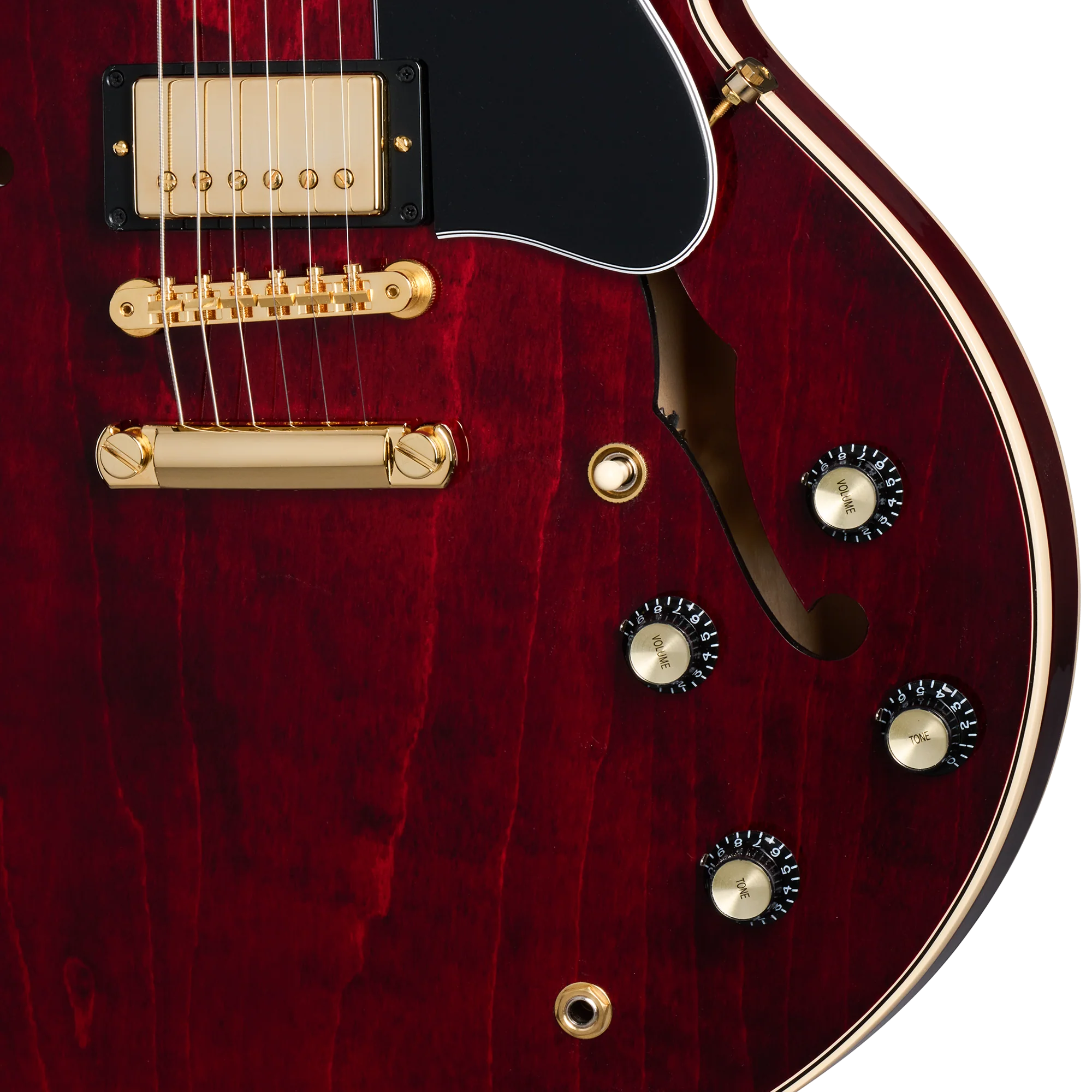 Gibson ES-345 Gold Hardware, Wine Red, Exclusive 8 Gibson ES-345 Gold Hardware, Wine Red, Exclusive