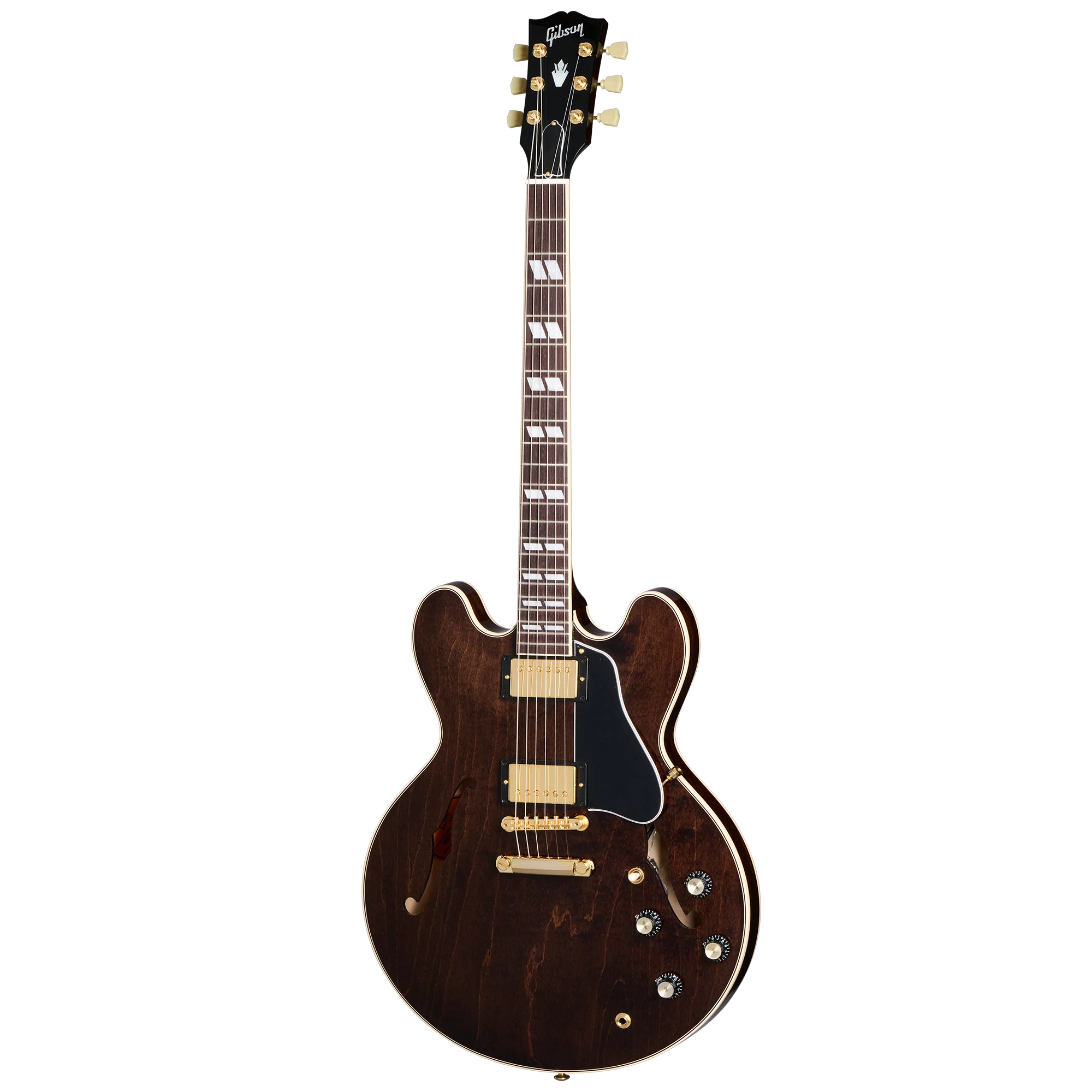 Gibson ES-345 Gold Hardware, Dark Walnut, Exclusive 3 Gibson ES-345 Gold Hardware, Dark Walnut, Exclusive