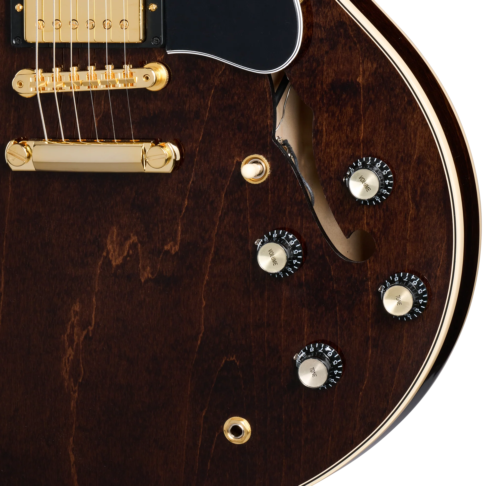 Gibson ES-345 Gold Hardware, Dark Walnut, Exclusive 8 Gibson ES-345 Gold Hardware, Dark Walnut, Exclusive