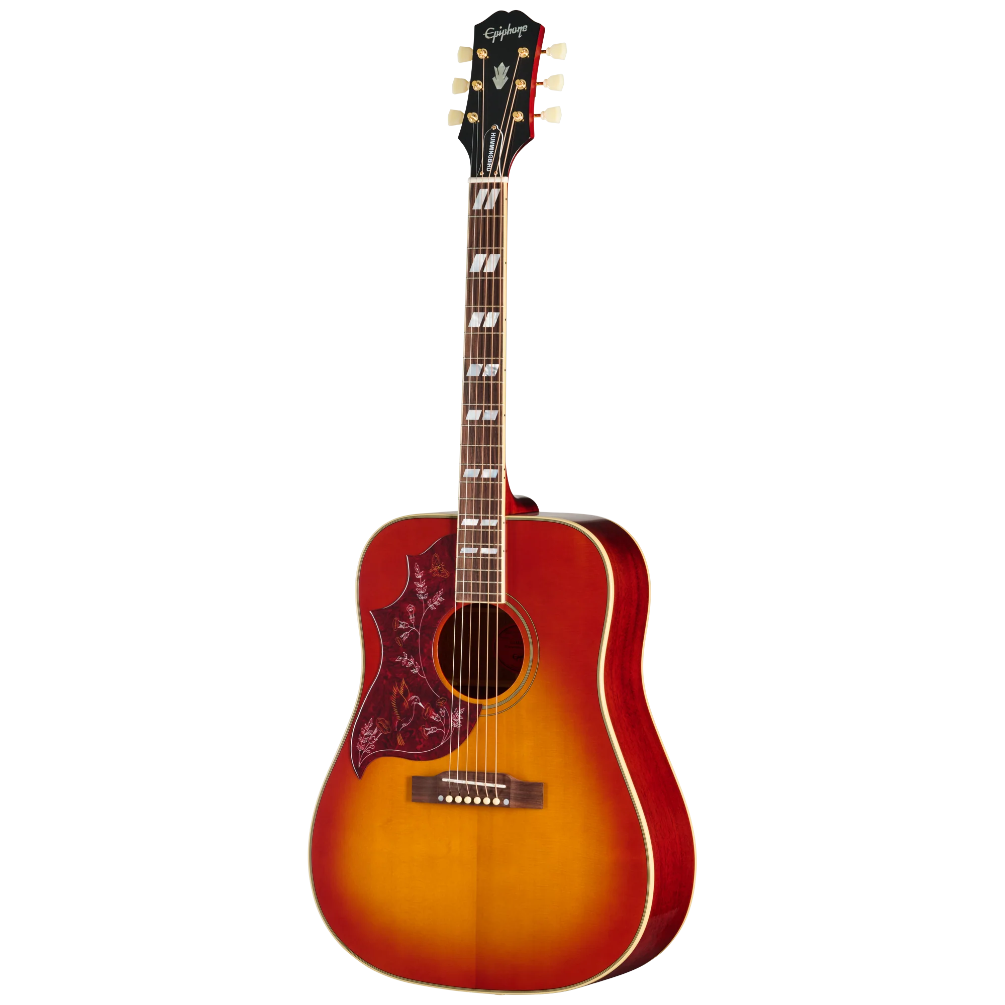 Epiphone Hummingbird Standard, Left-Handed, Cherry Sunburst 3 Epiphone Hummingbird Standard, Left-Handed, Cherry Sunburst