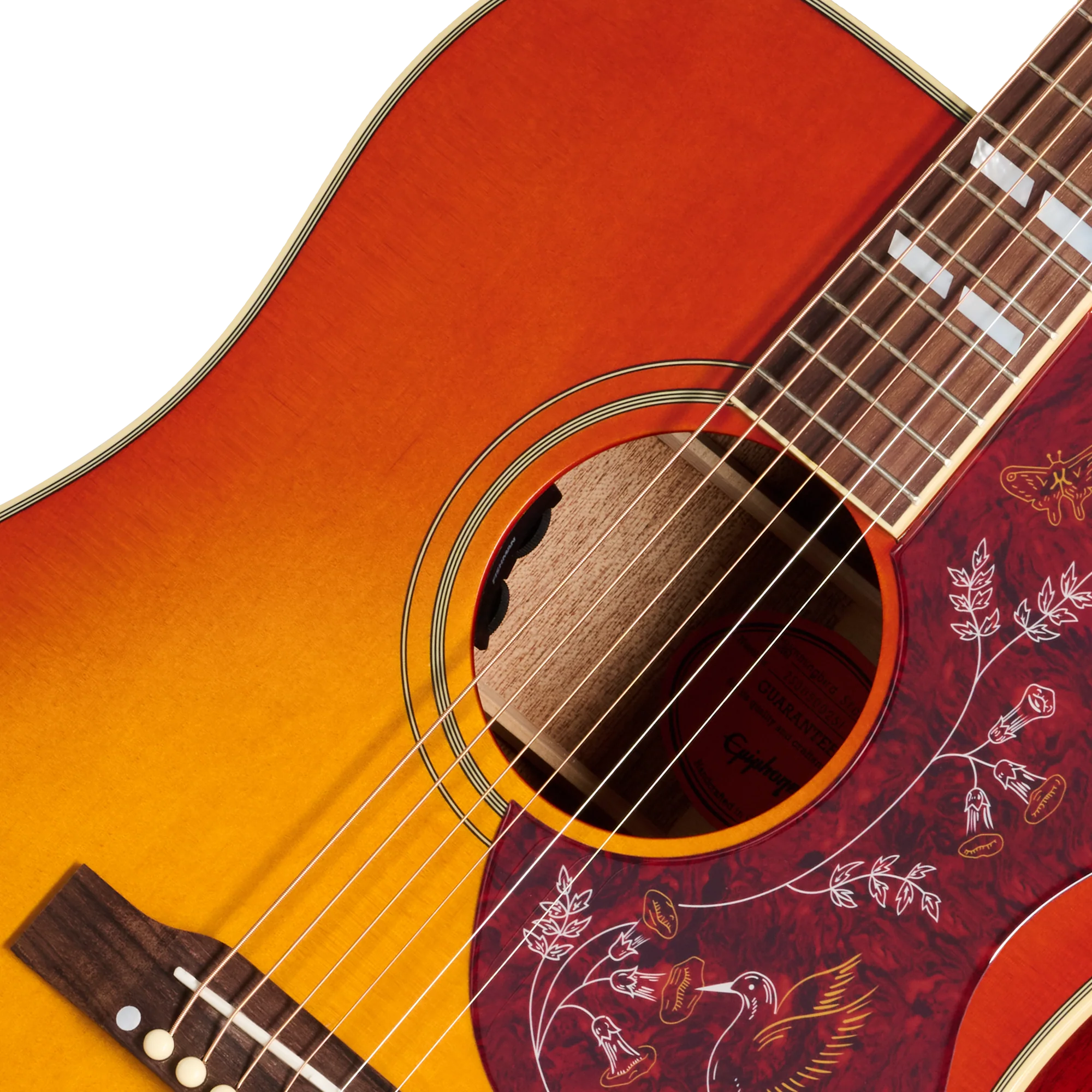 Epiphone Hummingbird Standard, Cherry Sunburst 7 Epiphone Hummingbird Standard, Cherry Sunburst