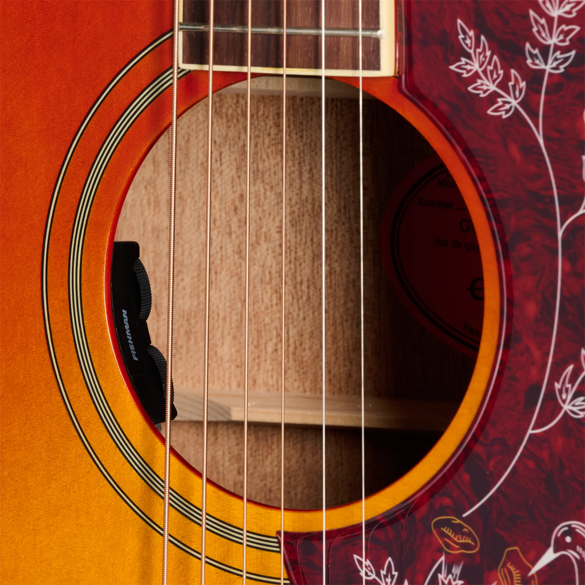 Epiphone Hummingbird Standard, Cherry Sunburst 9 Epiphone Hummingbird Standard, Cherry Sunburst
