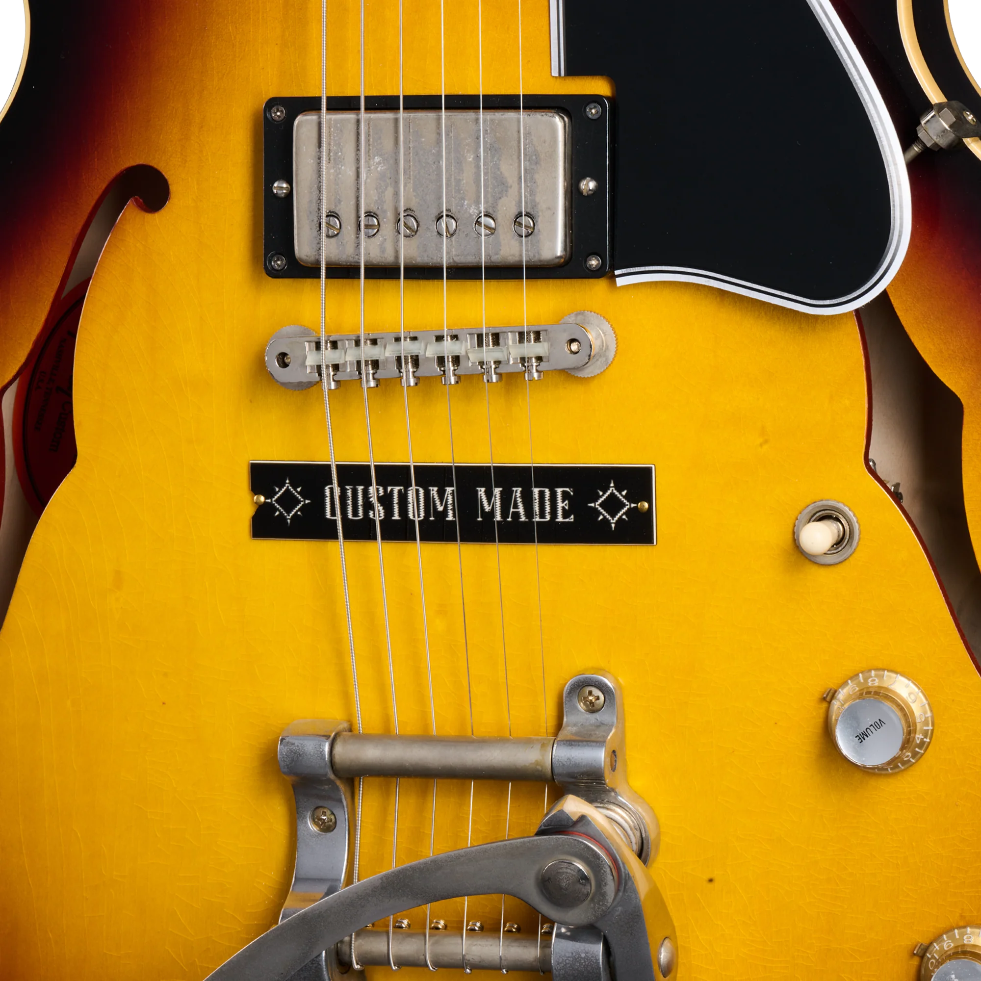 Gibson Custom Slash 1963 ES-335 Collector’s Edition, Vintage Sunburst 5 Gibson Custom Slash 1963 ES-335 Collector’s Edition, Vintage Sunburst