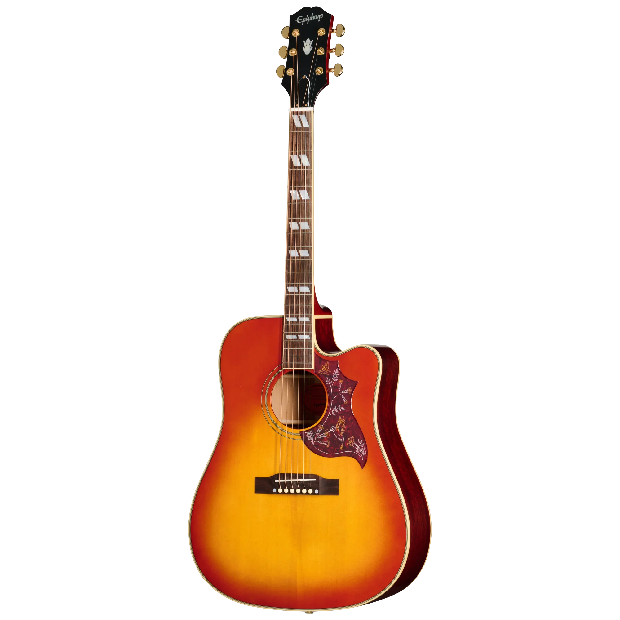 Epiphone Hummingbird Standard EC, Cherry Sunburst 3 Epiphone Hummingbird Standard EC, Cherry Sunburst