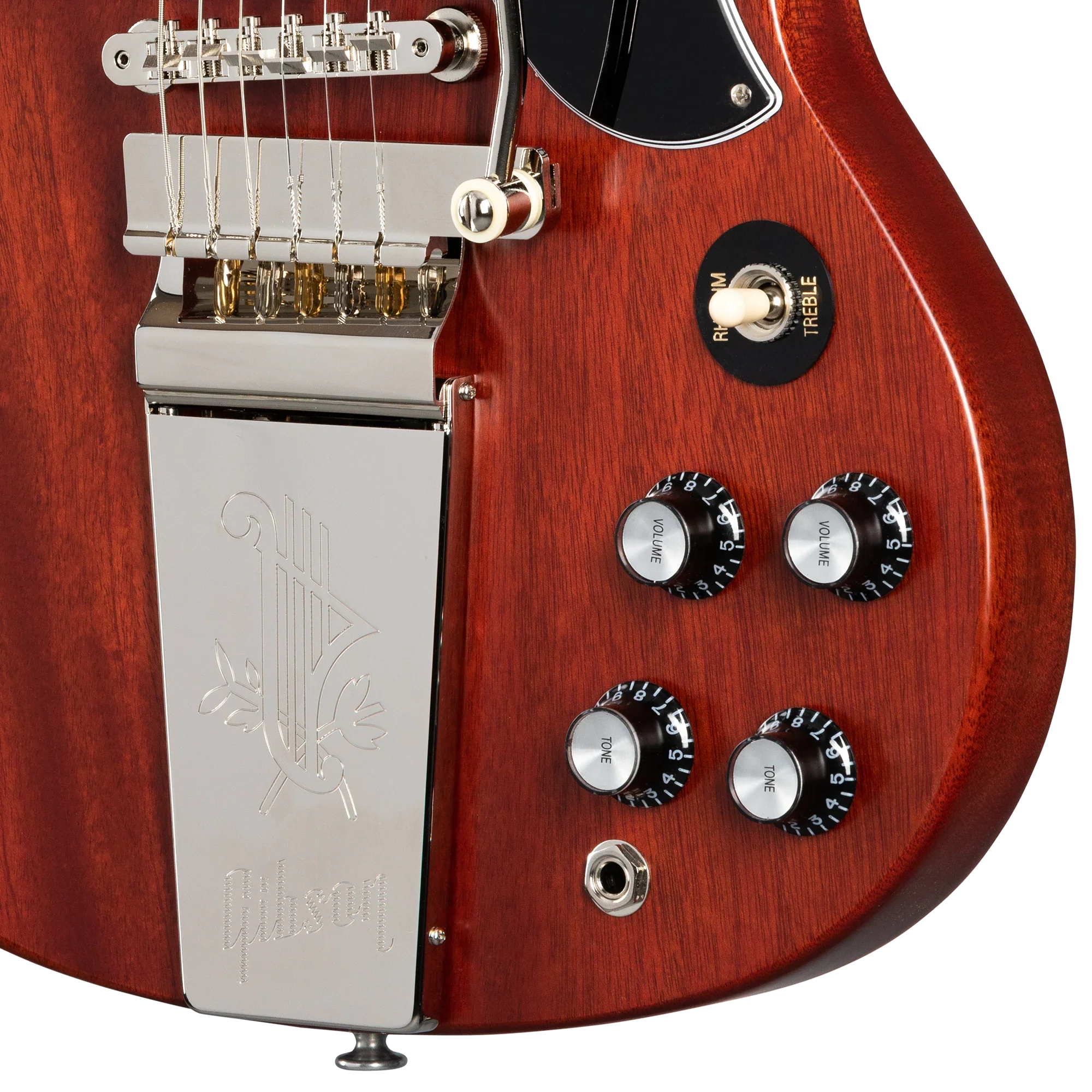 Gibson SG Standard '61 Faded Maestro Vibrola, Vintage Cherry 4 Gibson SG Standard '61 Faded Maestro Vibrola, Vintage Cherry